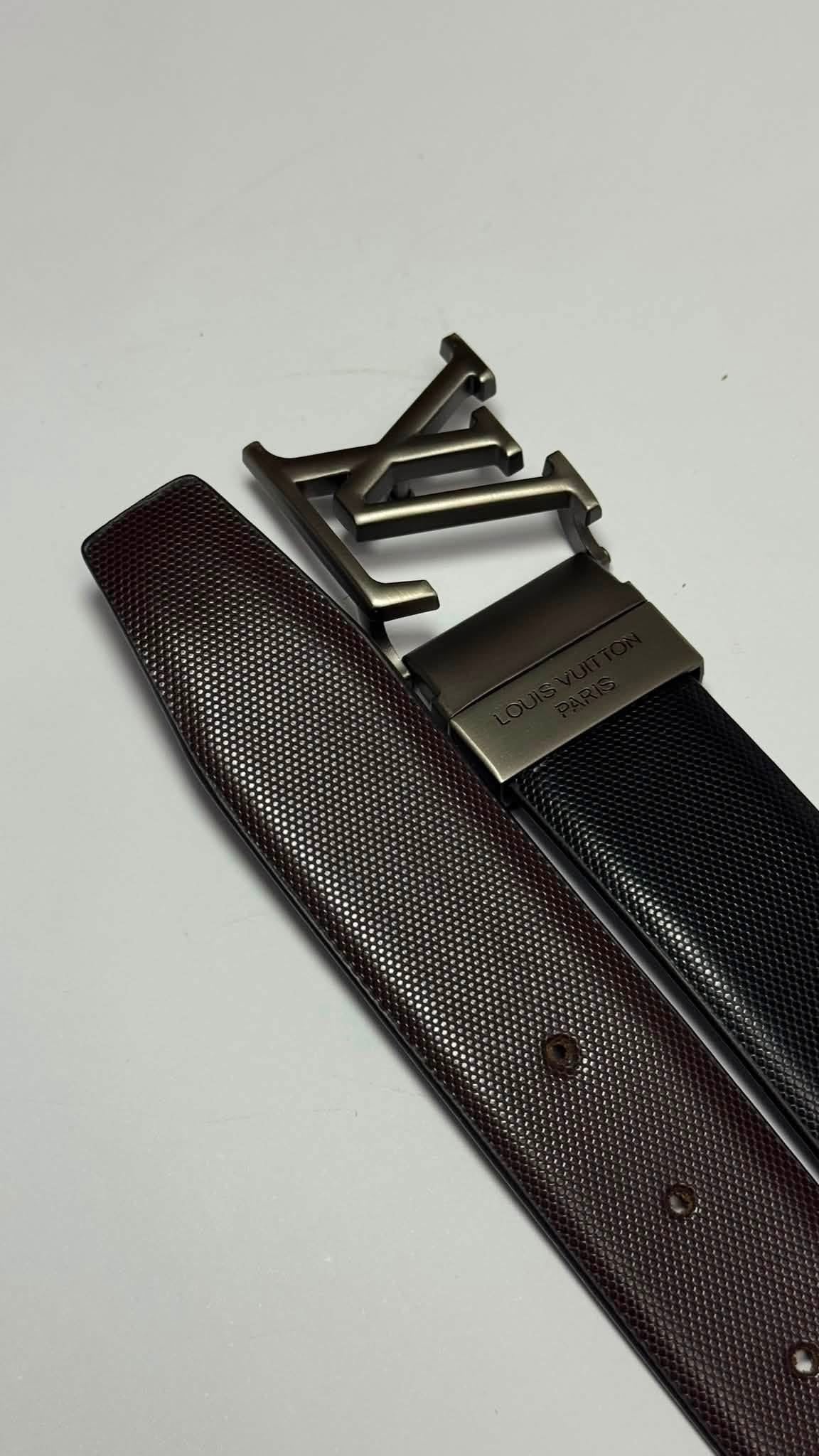 Louis Vuitton Classic Double Face Belt – Black & Brown
