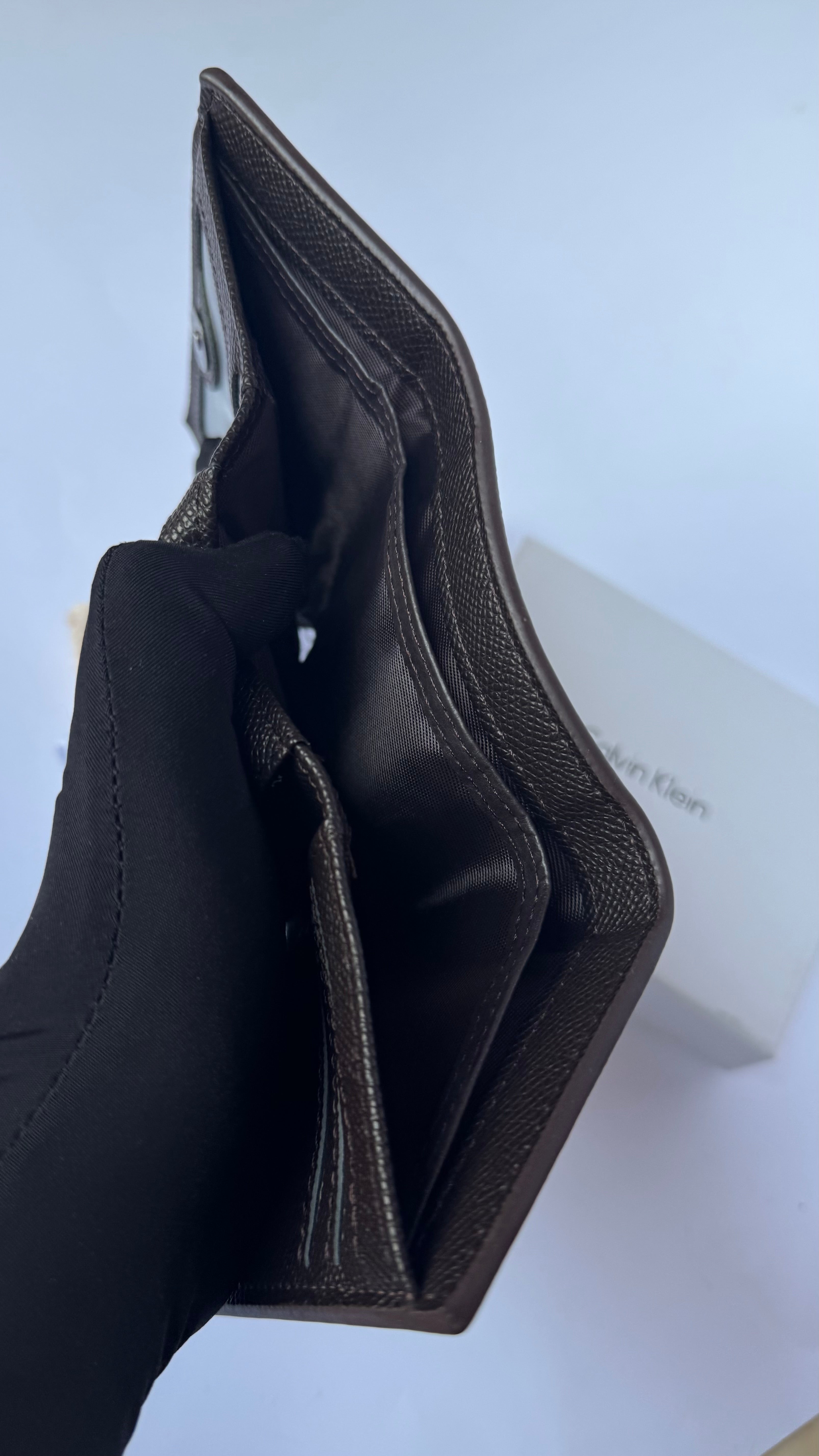 Calvin Klein Trifold Wallet- Firstcopy-Black
