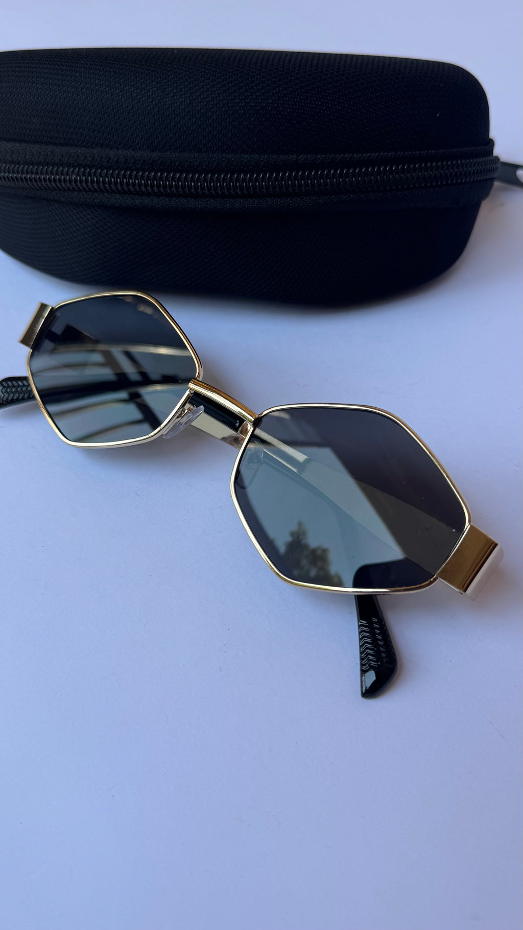 Vintage Hexagon Sunglasses