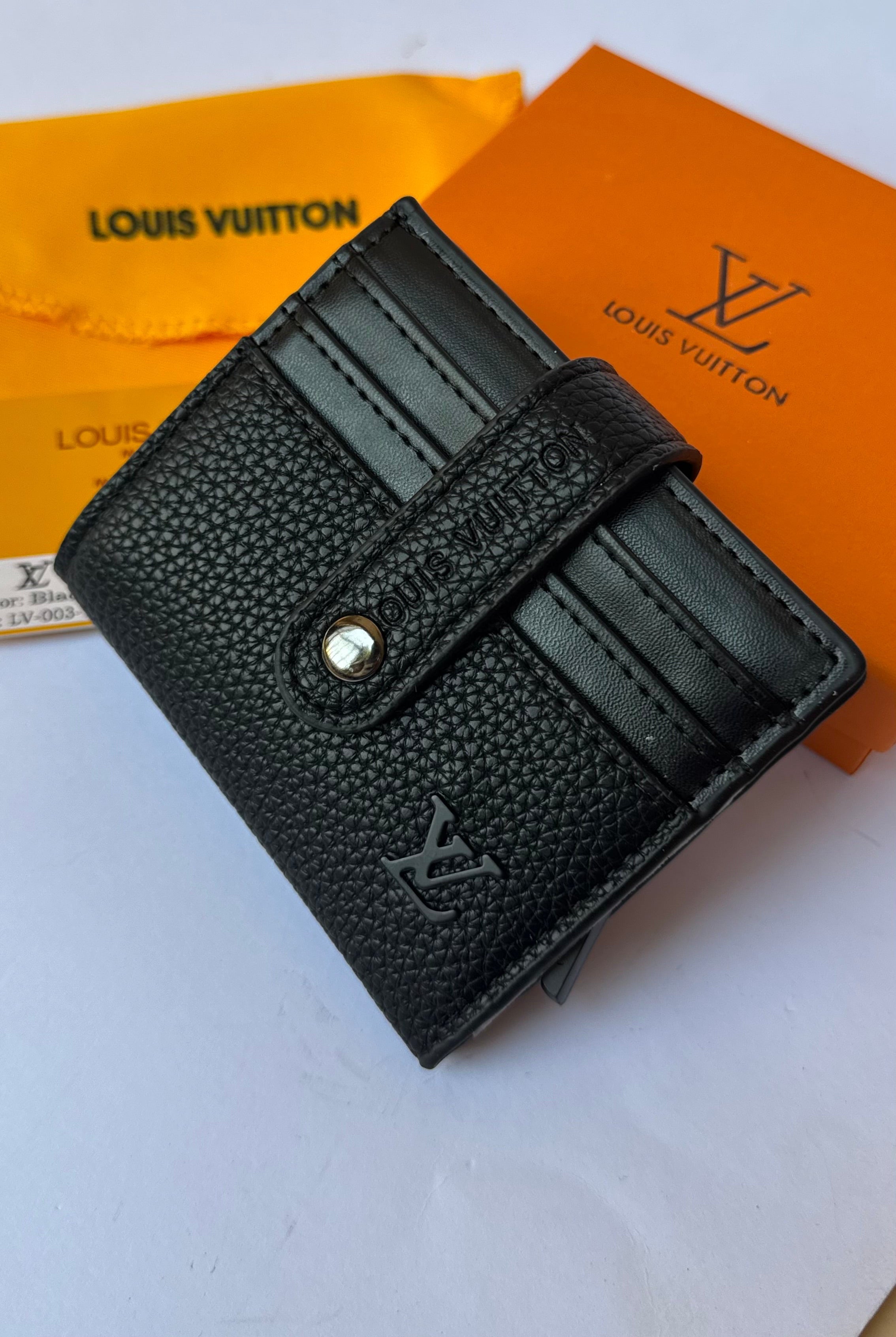 Louis Vuitton Bifold Automatic Wallet- Black