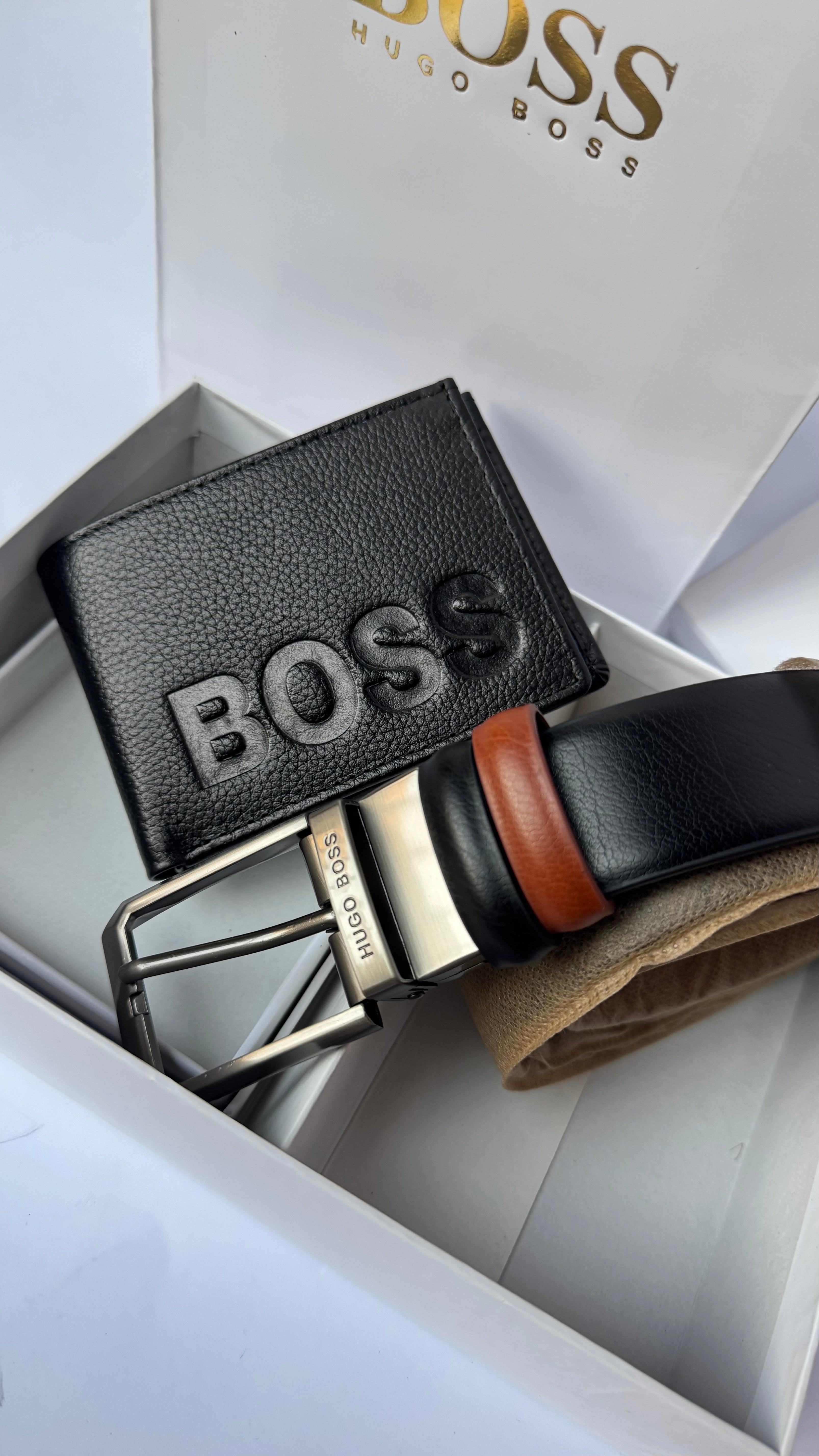 Boss Wallet & Belt Gift Set