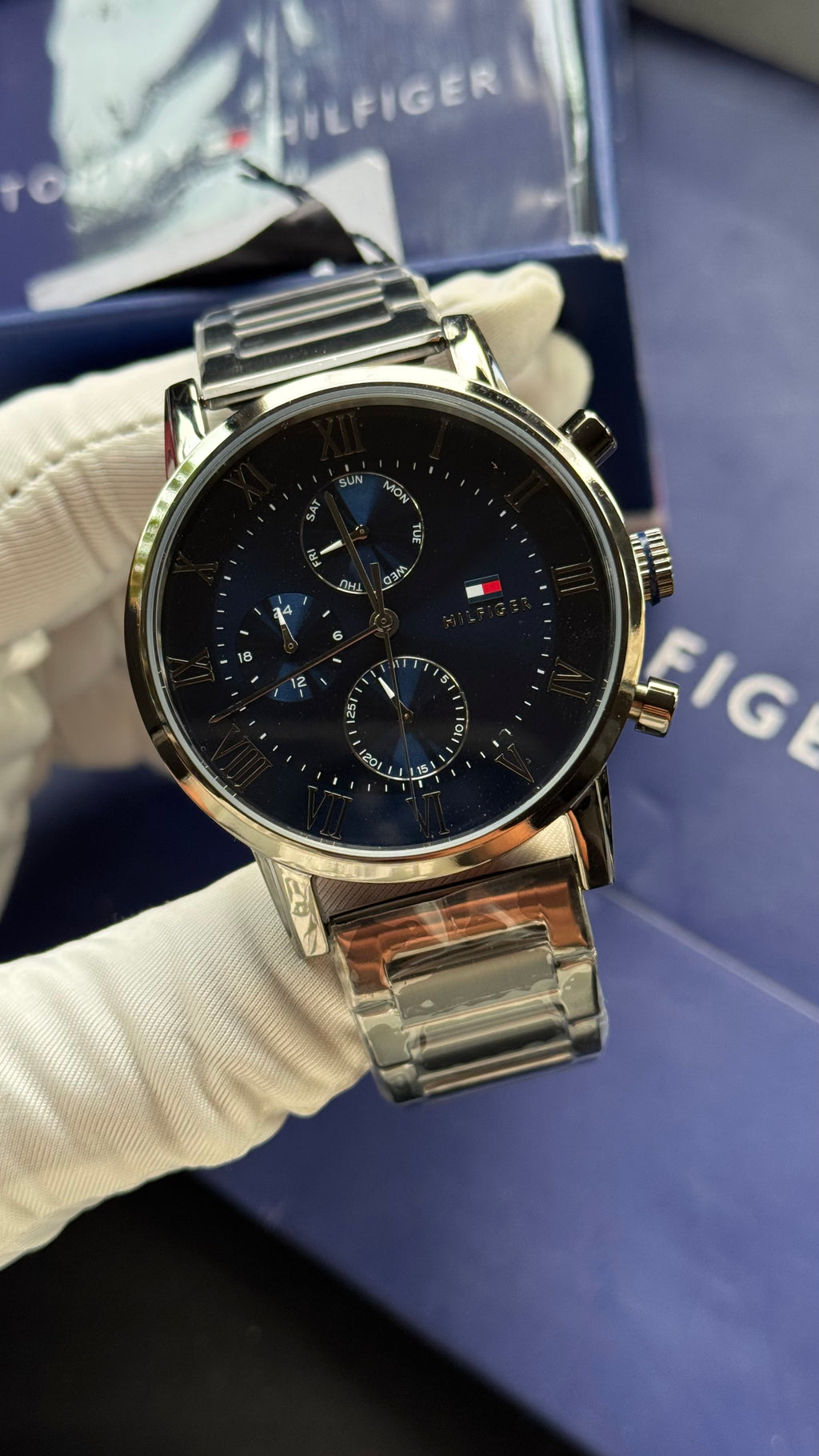 Tommy Hilfiger 1791456 Blue Dial Original Watch