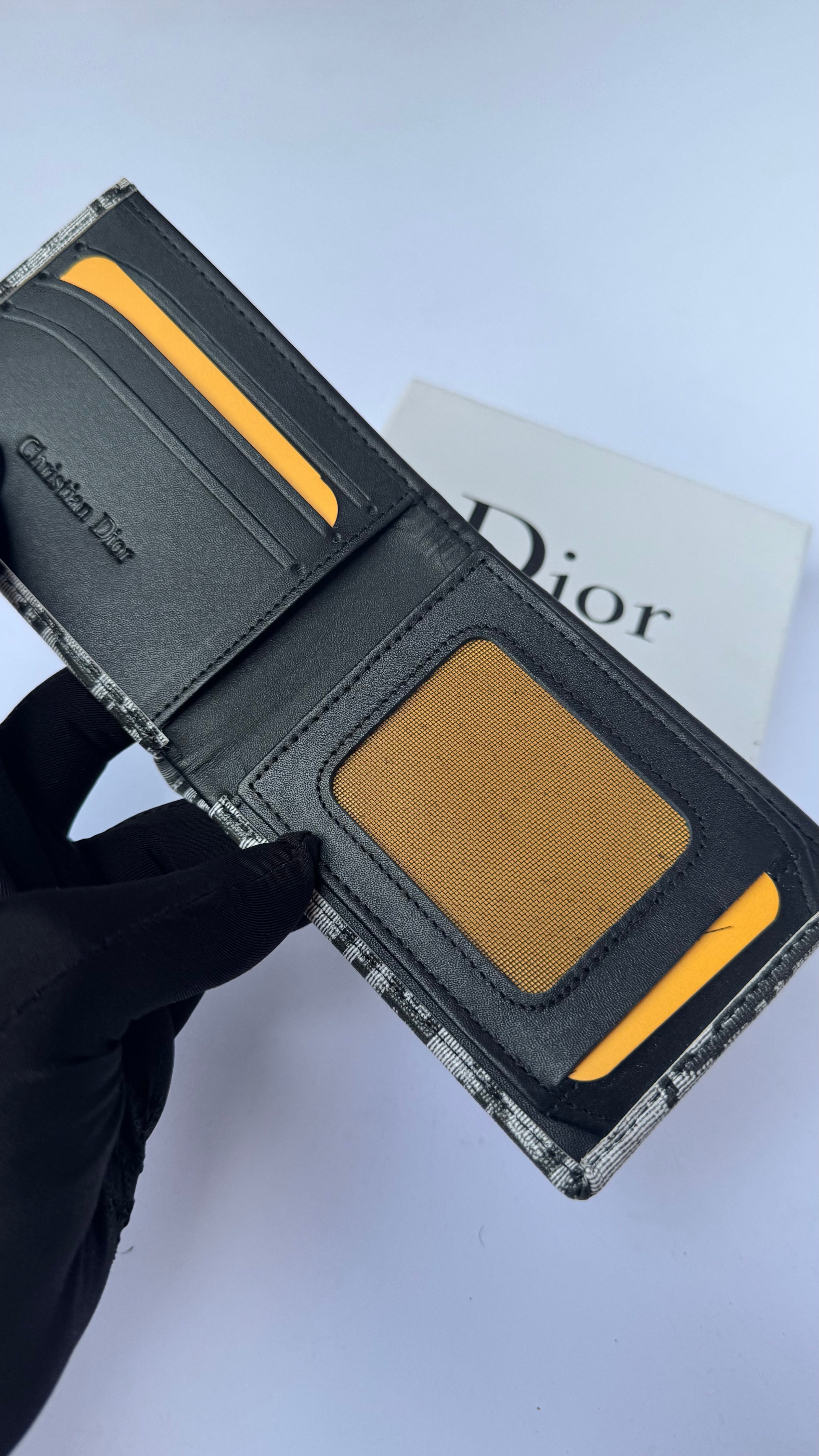 Christian Dior White Wallet