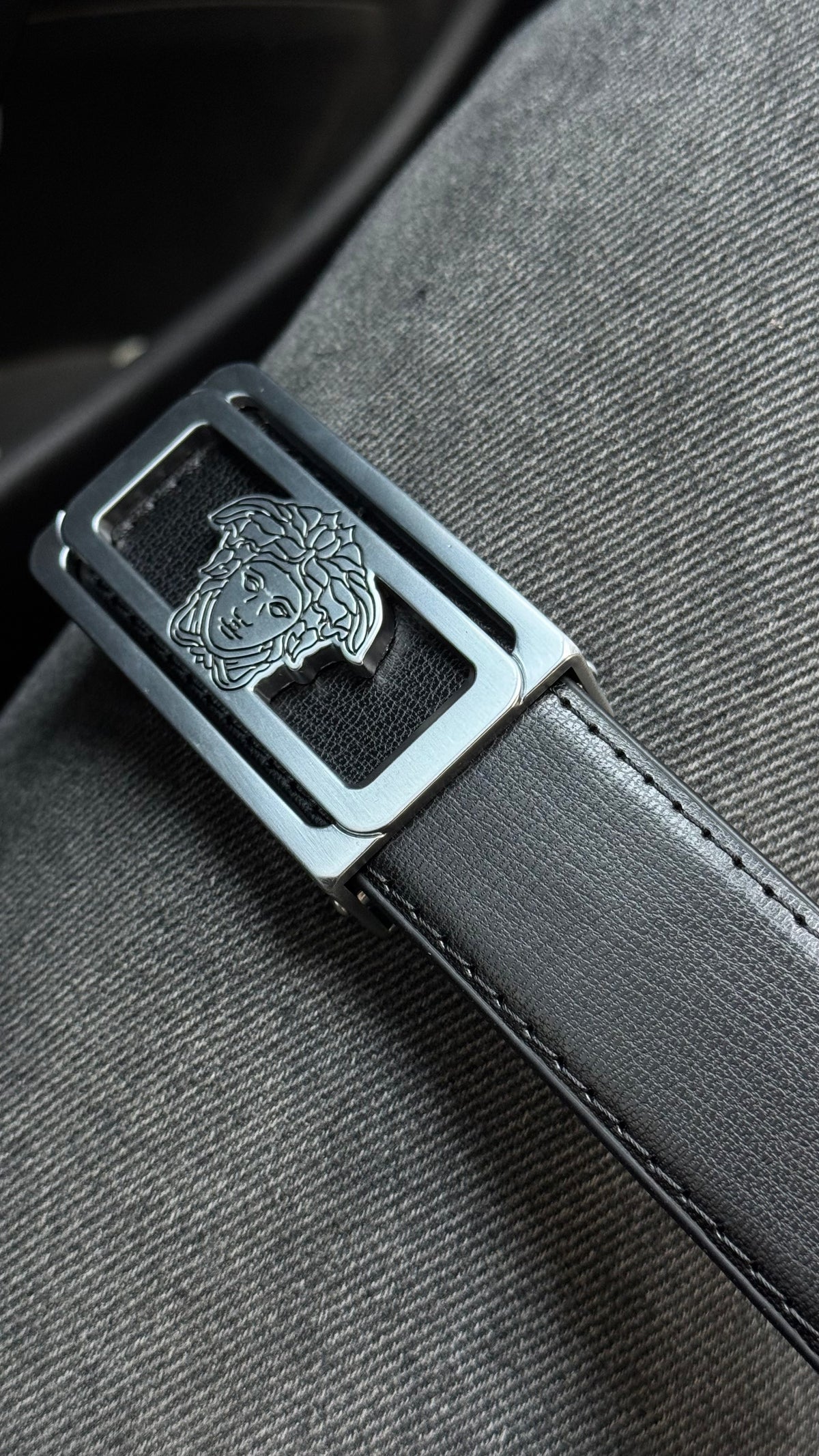 Versace Classic Double Face Belt – Black & Brown