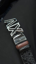 Armani Exchange Classic Double Face Belt – Black & Brown
