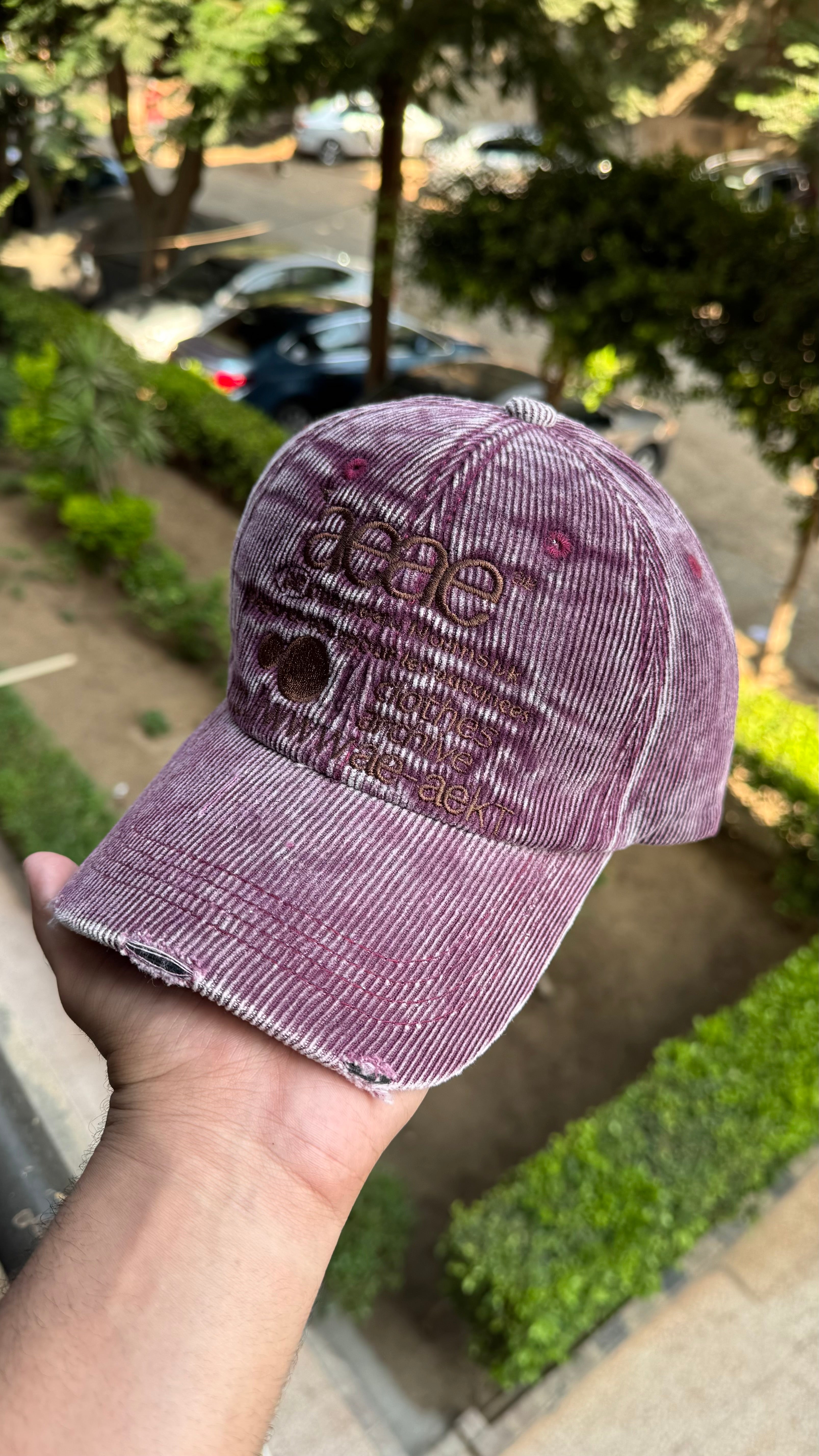 Corduroy Dad Cap -1073