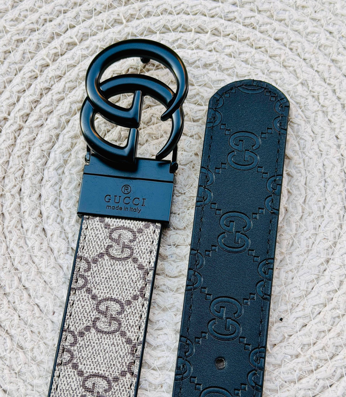Gucci Mirror Fashion Double Face Belt