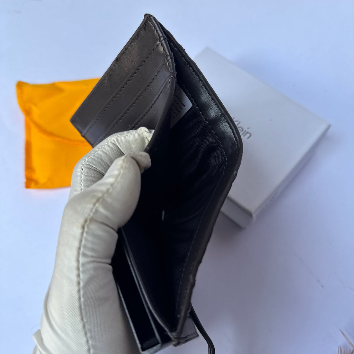 CalvinKlein Bifold Automatic Wallet - Coffee