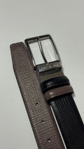 Giorgio Armani Classic Double Face Belt – Black & Brown