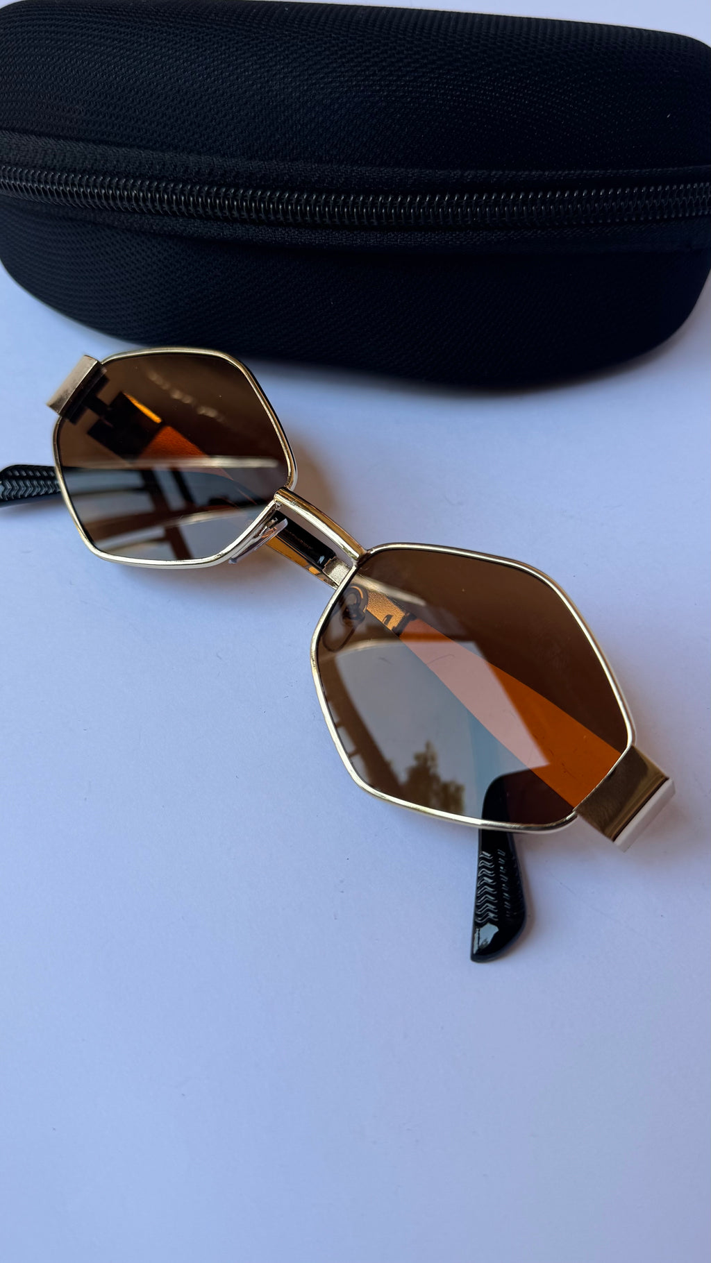 Vintage Hexagon Sunglasses