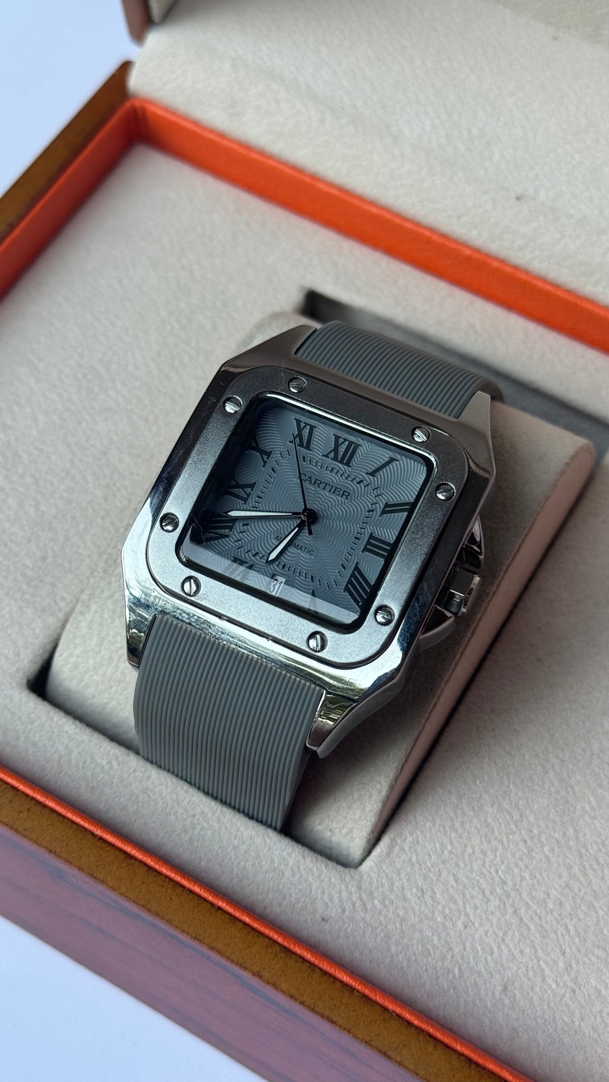 Cartier Santos Rubber