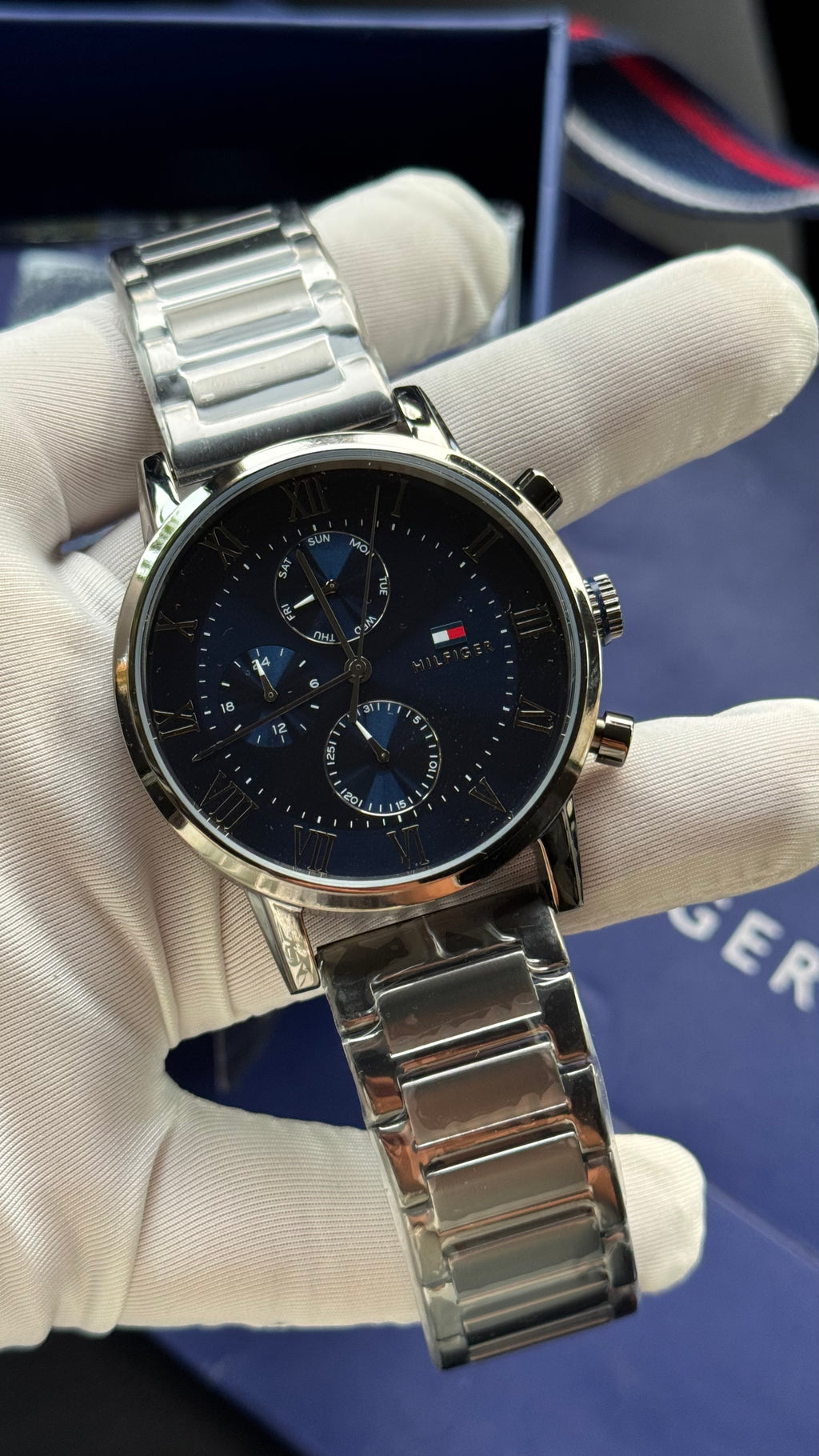 Tommy Hilfiger 1791456 Blue Dial Original Watch