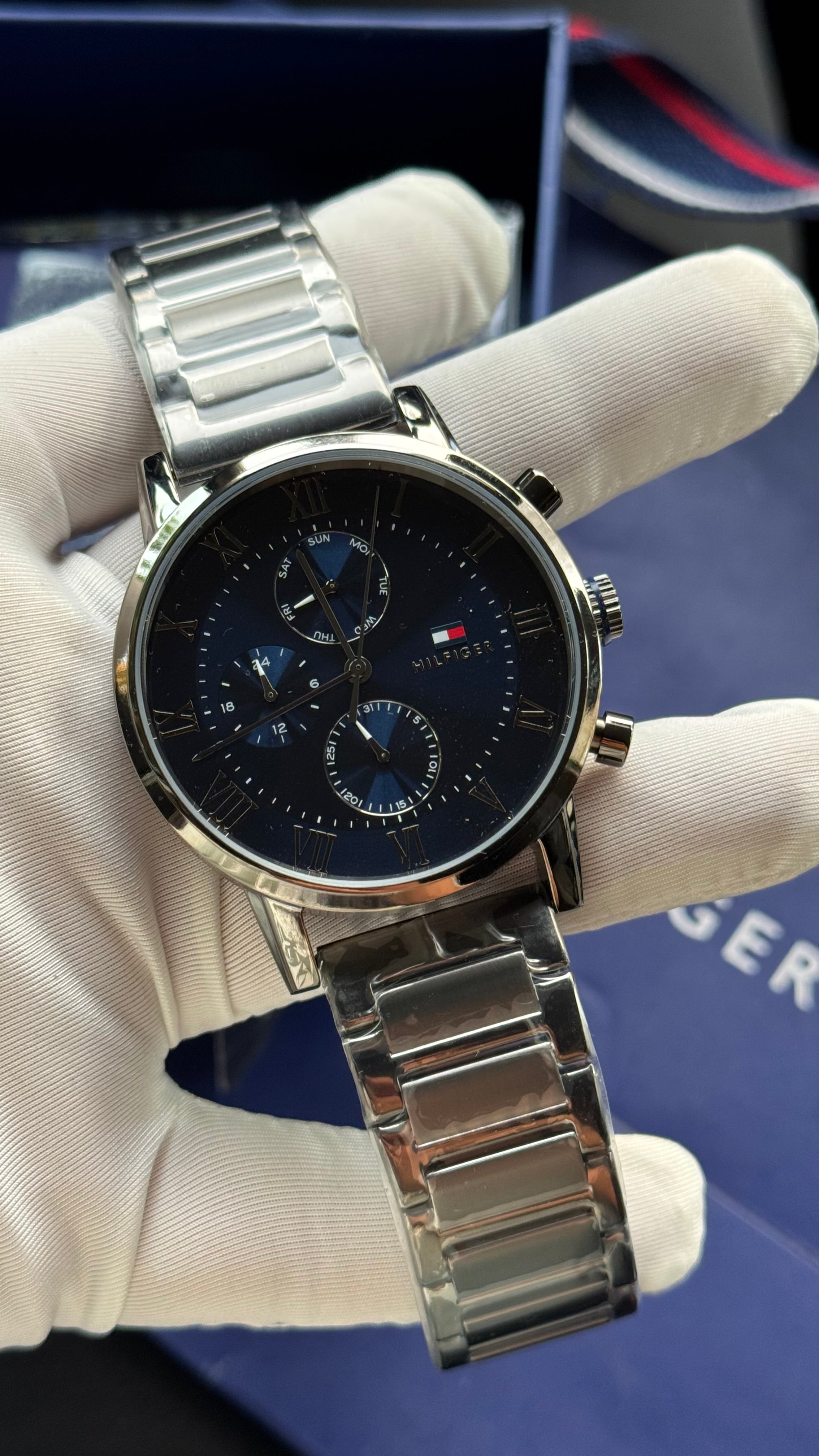 Tommy Hilfiger 1791456 Blue Dial Original Watch