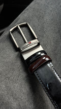 Tommy Hilfiger Classic Verne Double Face Belt – Black & Brown