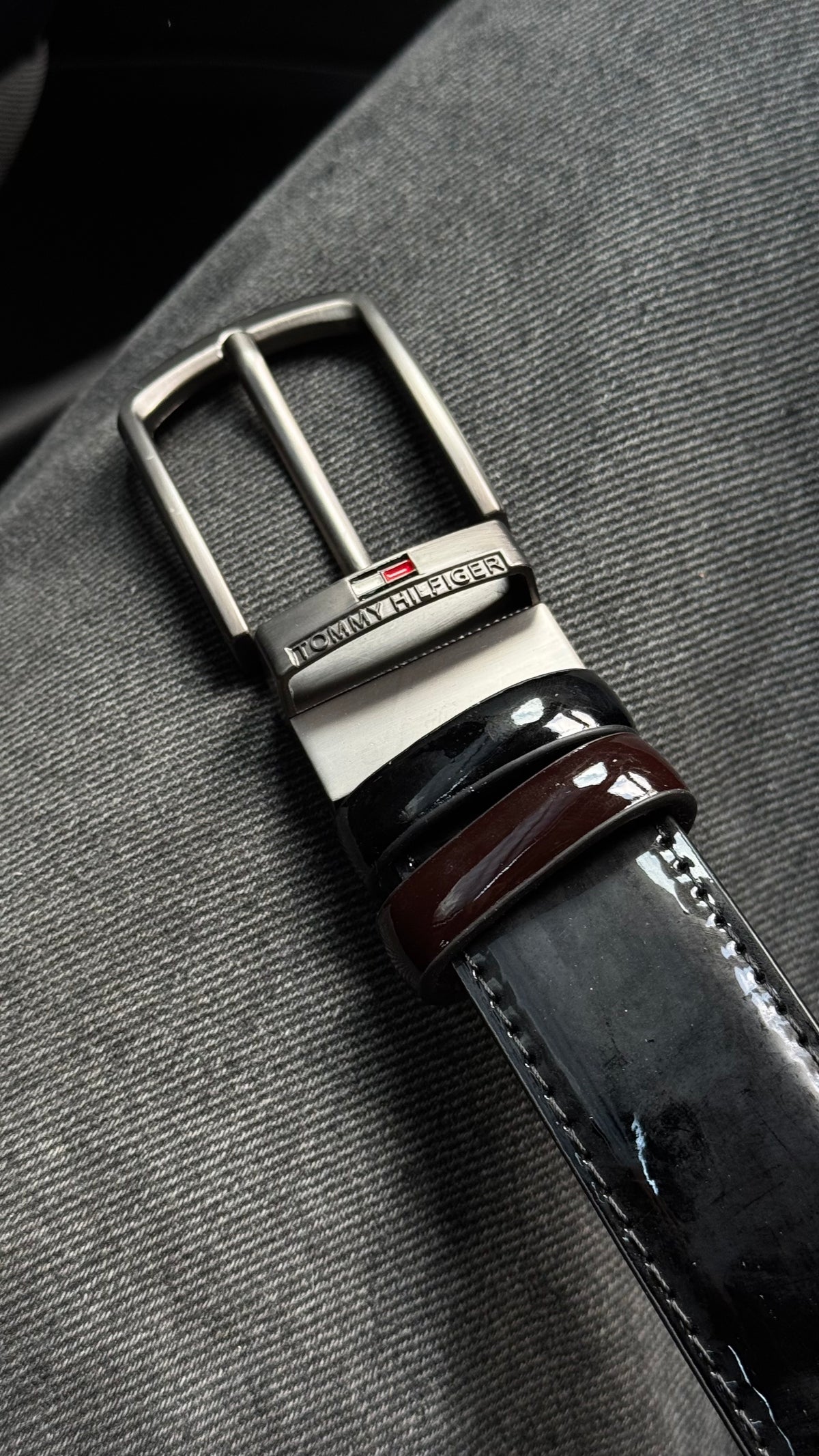 Tommy Hilfiger Classic Verne Double Face Belt – Black & Brown