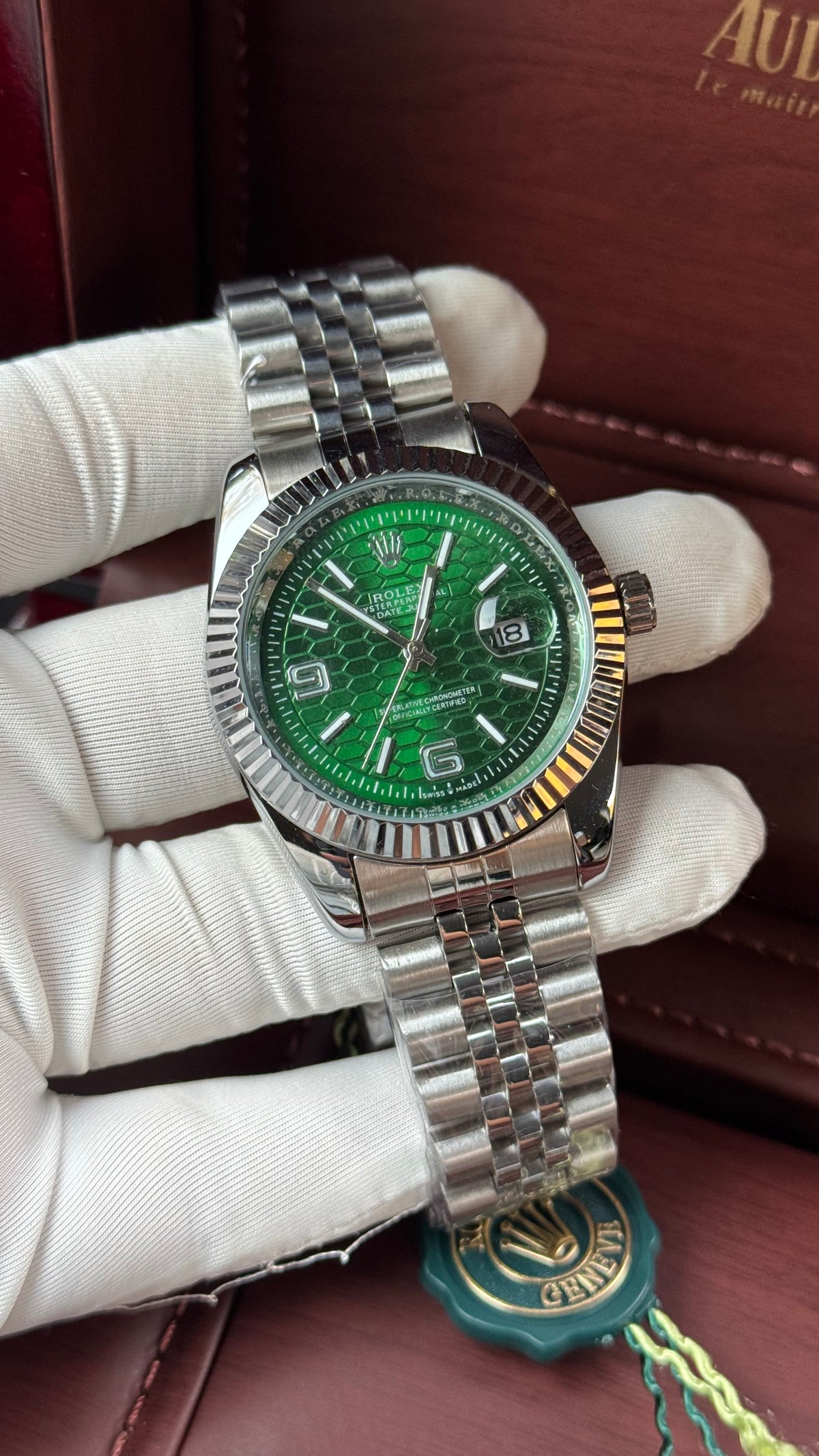 Rolex DateJust Green Dial