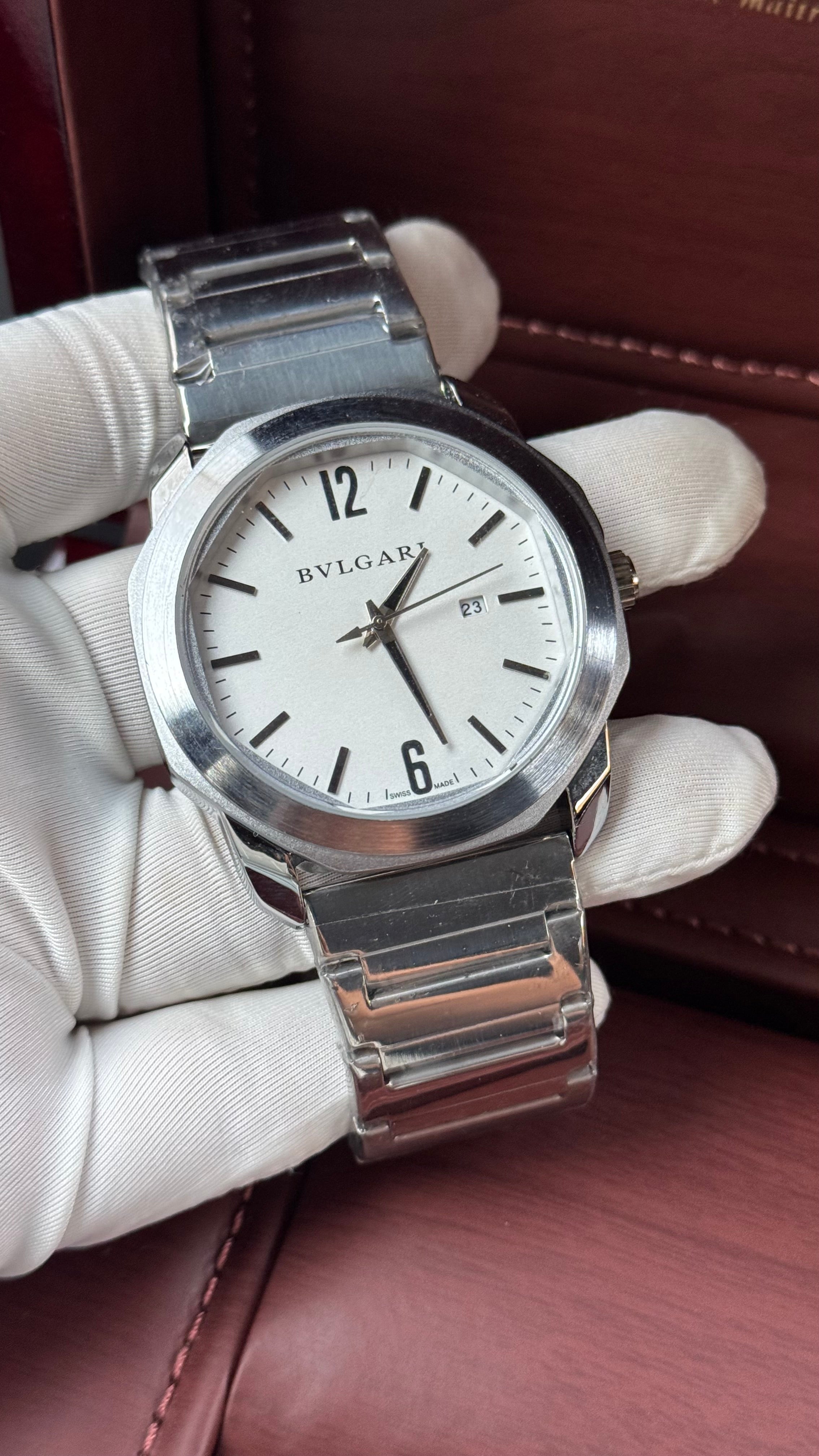 Bvlgari Semi-Automatic Luxury Watch – 4 Colors