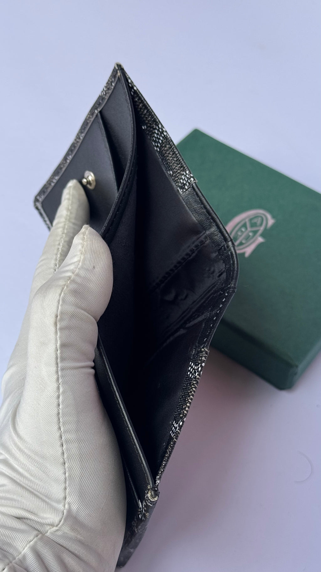 Goyard 2-in-1 Grained Leather Wallet