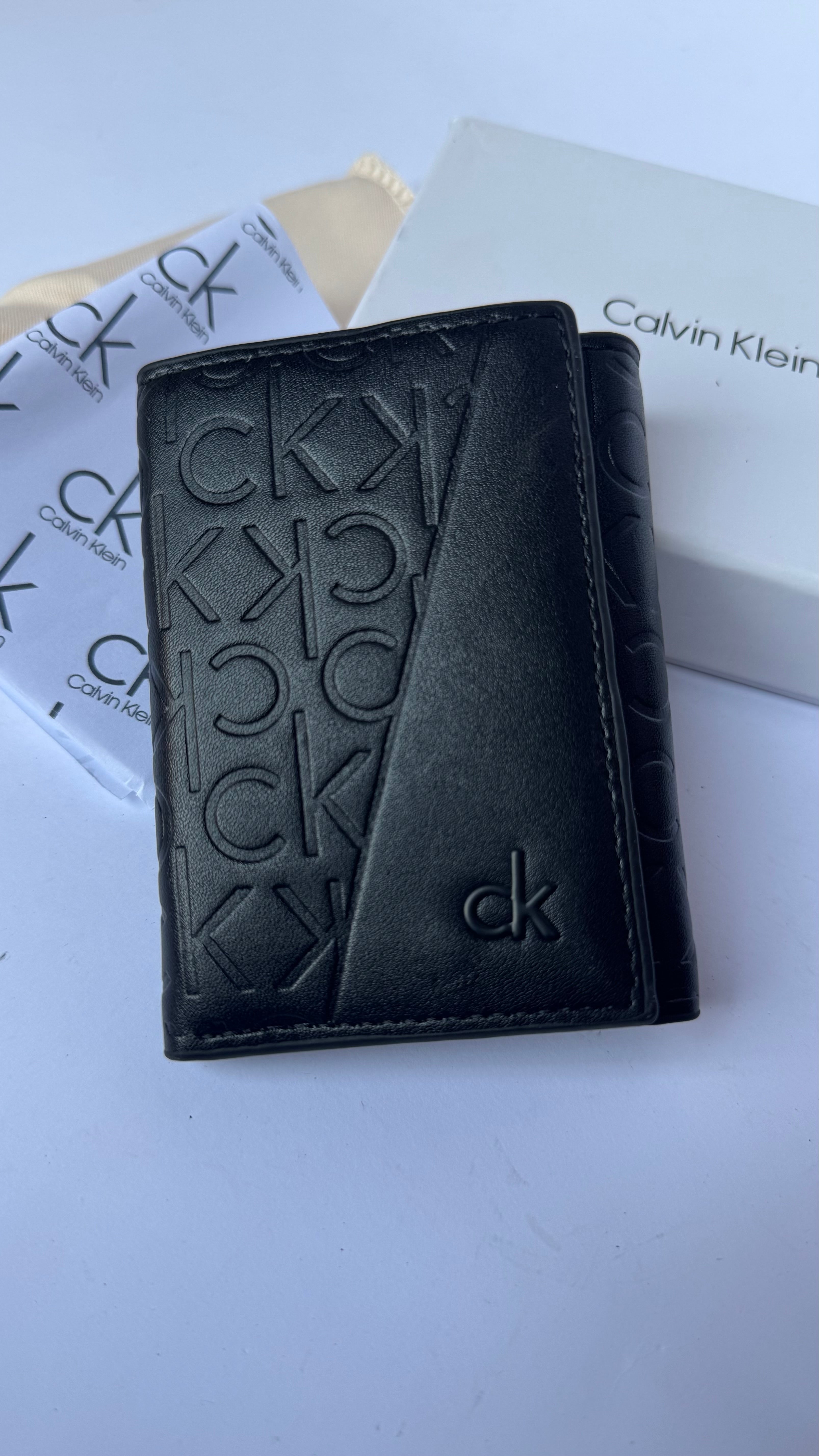 Calvin Klein Trifold Wallet - Black