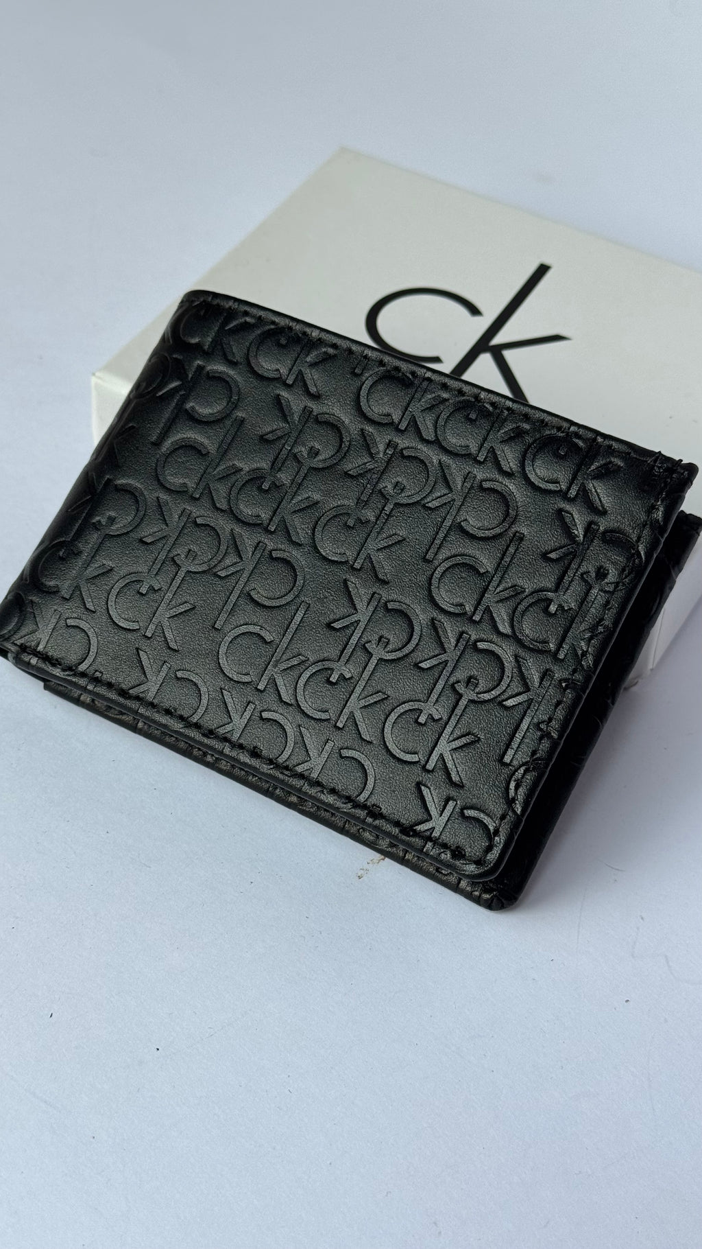 Calvin Klein Textured Genuine Leather Wallet