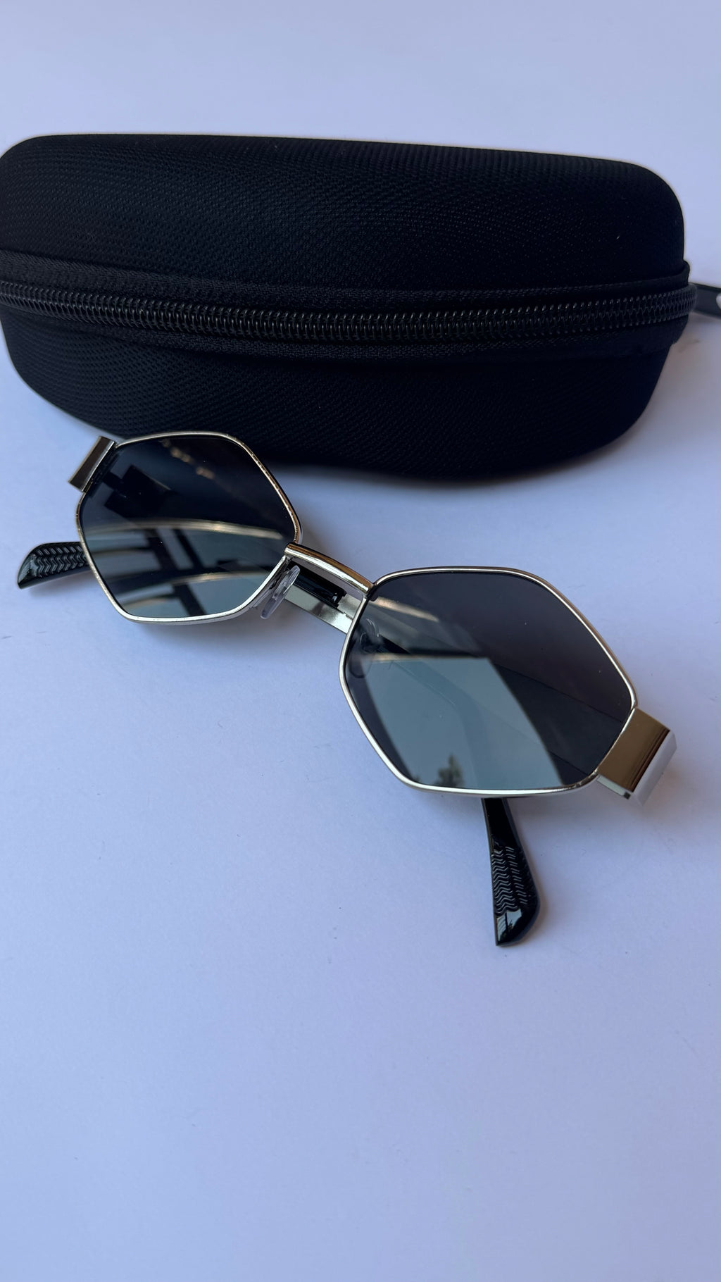 Vintage Hexagon Sunglasses
