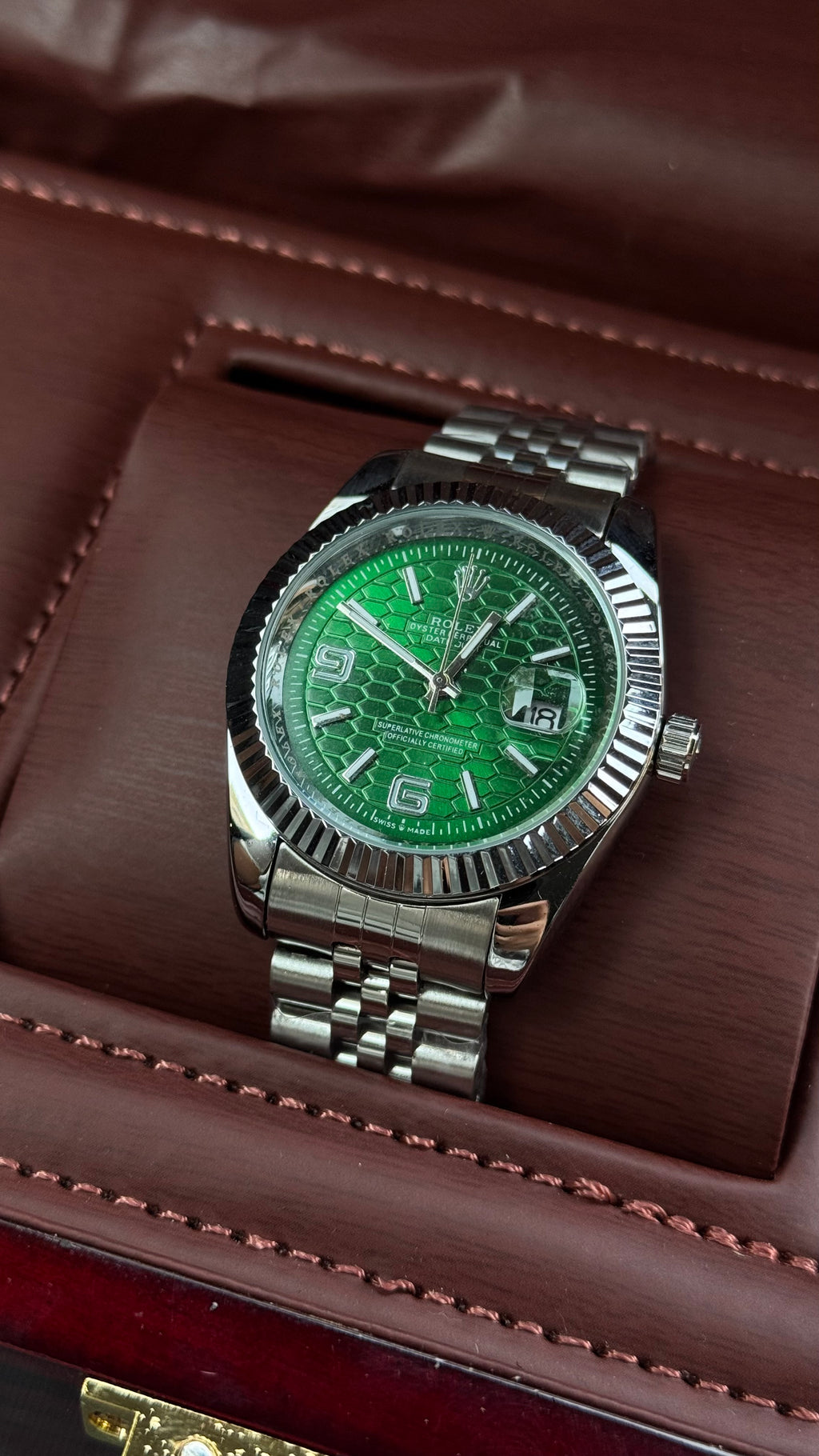 Rolex DateJust Green Dial