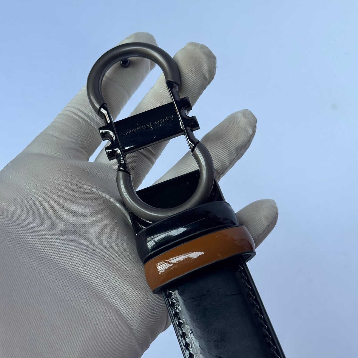 Salvatore Ferragamo Classic Verne Double Face Belt – Black & Brown