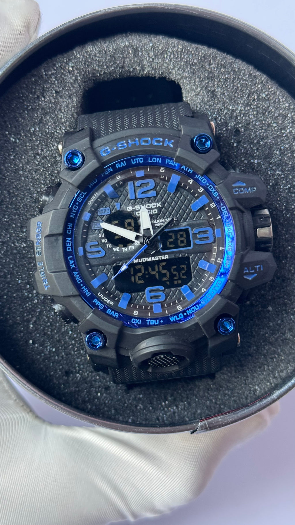 Casio G-Shock Black Blue Watch