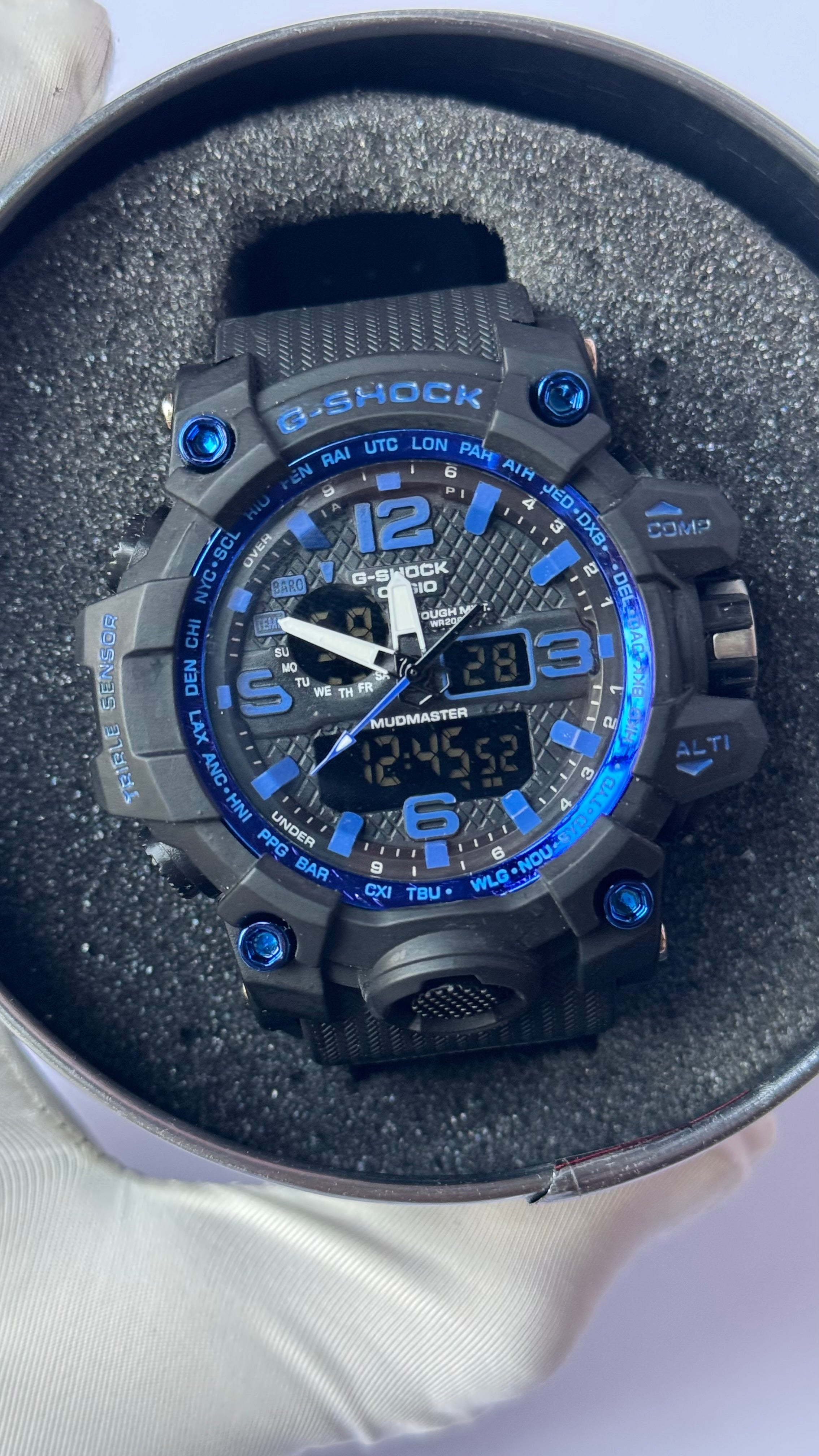 Casio G-Shock Black Blue Watch
