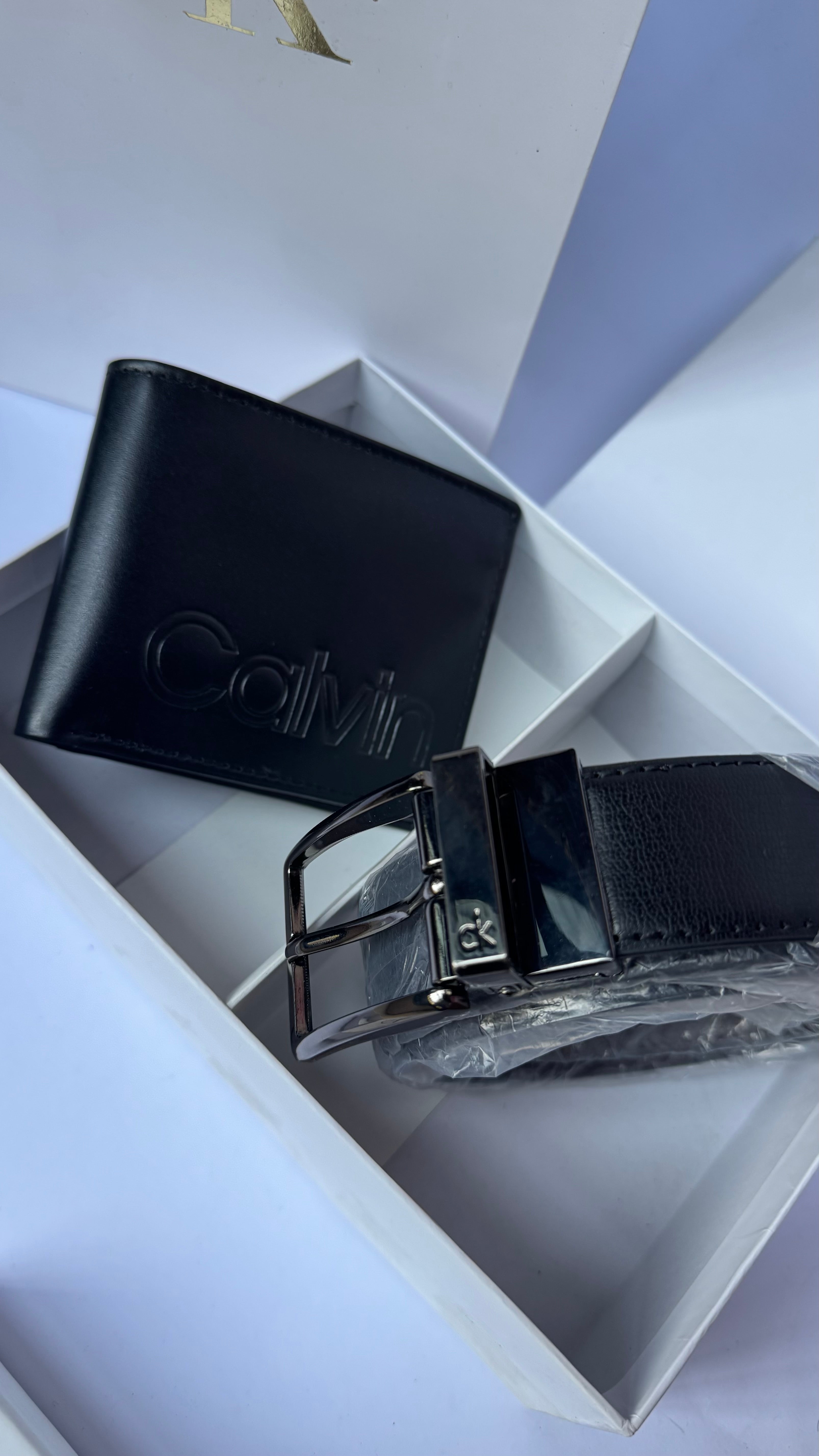 Calvin Klein Wallet & Belt Gift Set