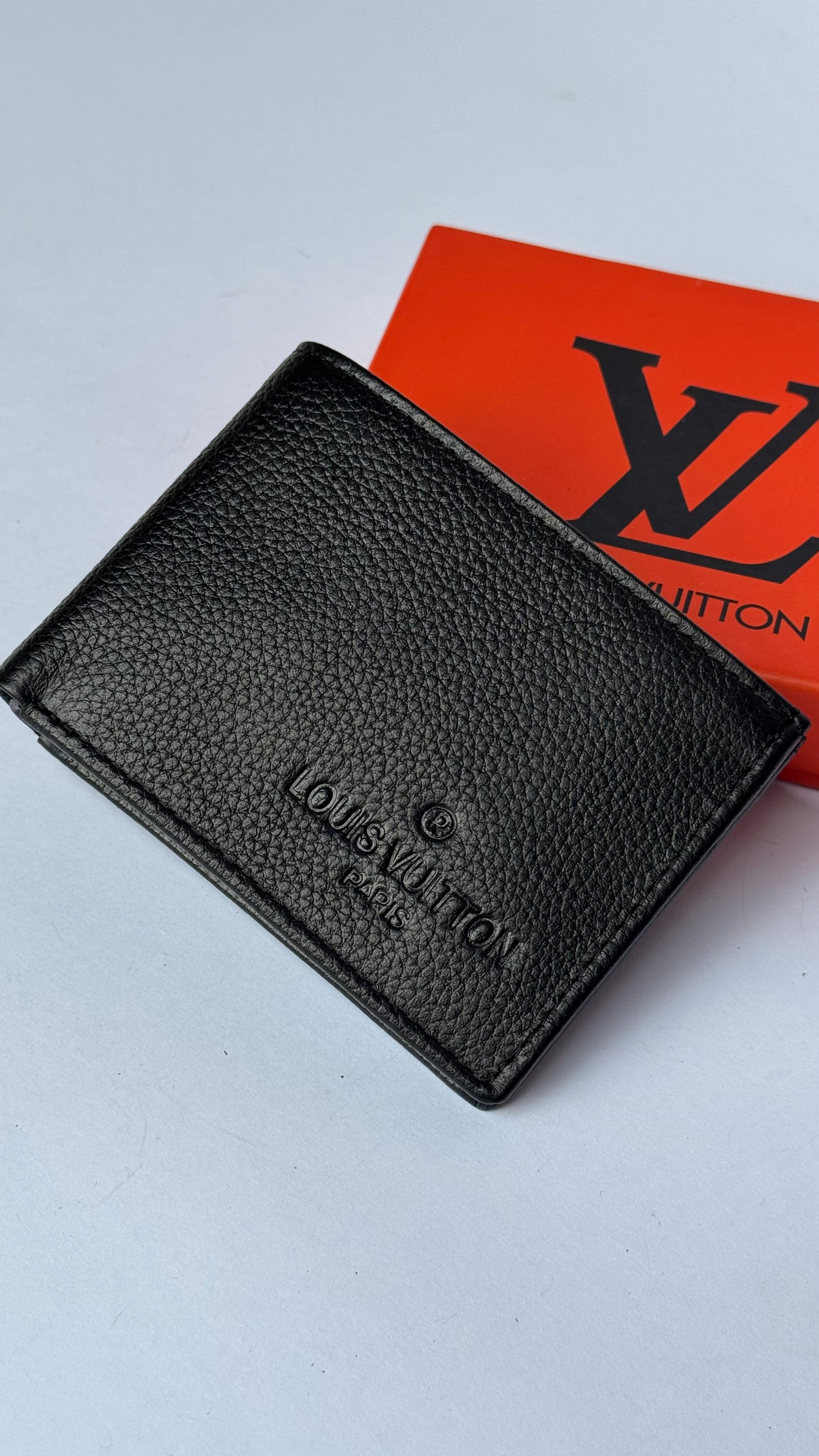 Louis Vuitton Grained Genuine Leather Wallet