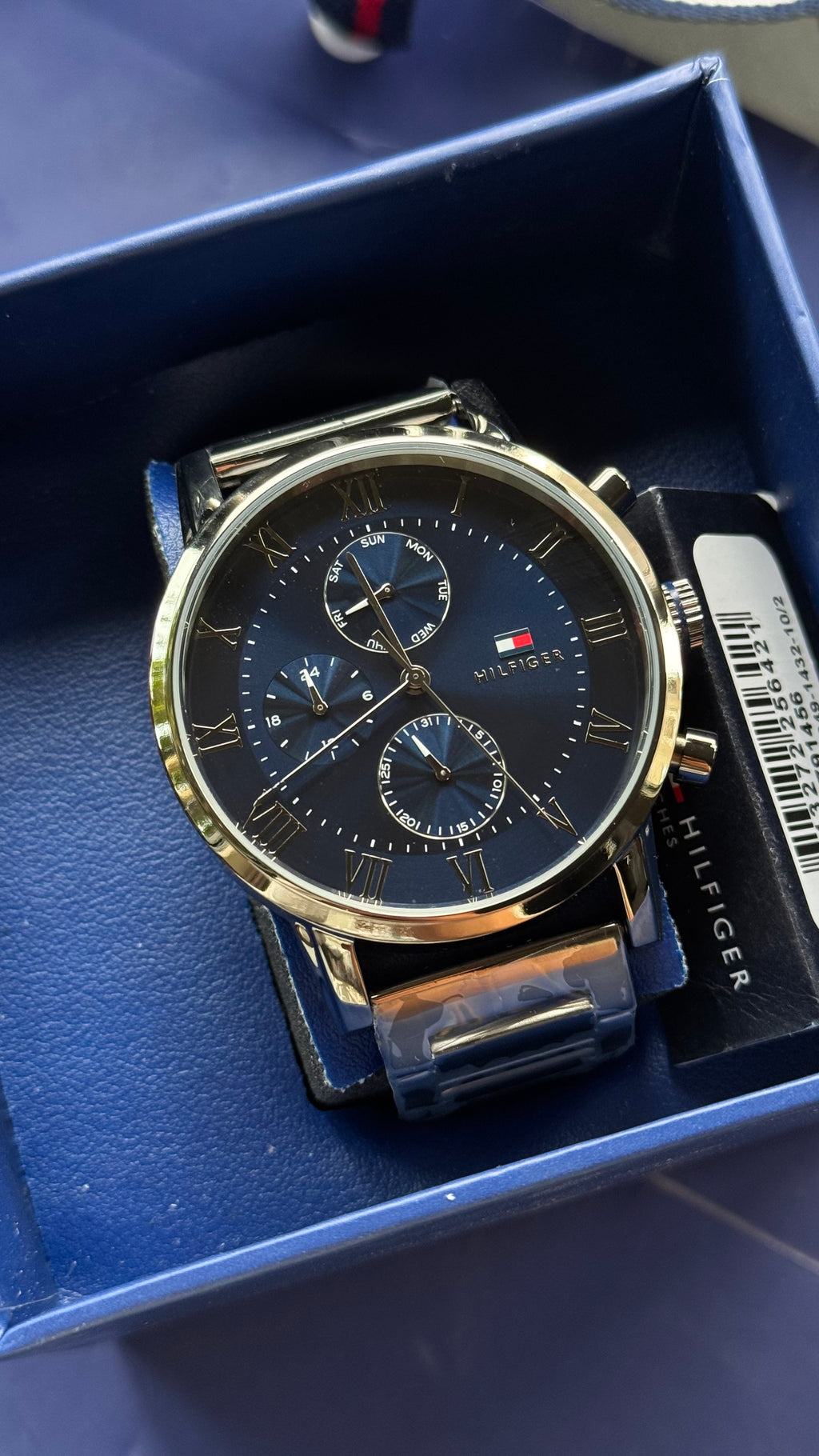 Tommy Hilfiger 1791456 Blue Dial Original Watch