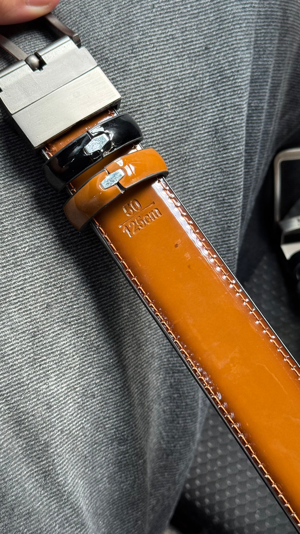 Tommy Hilfiger Classic Verne Double Face Belt – Black & Brown
