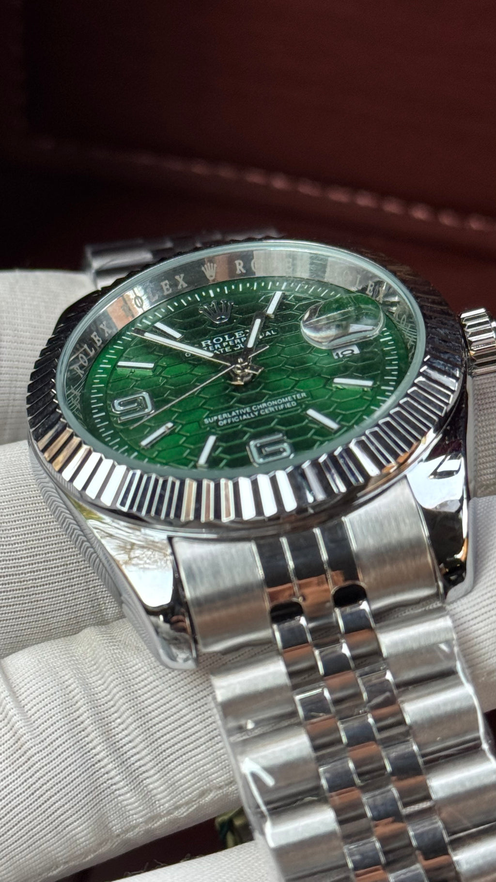 Rolex DateJust Green Dial