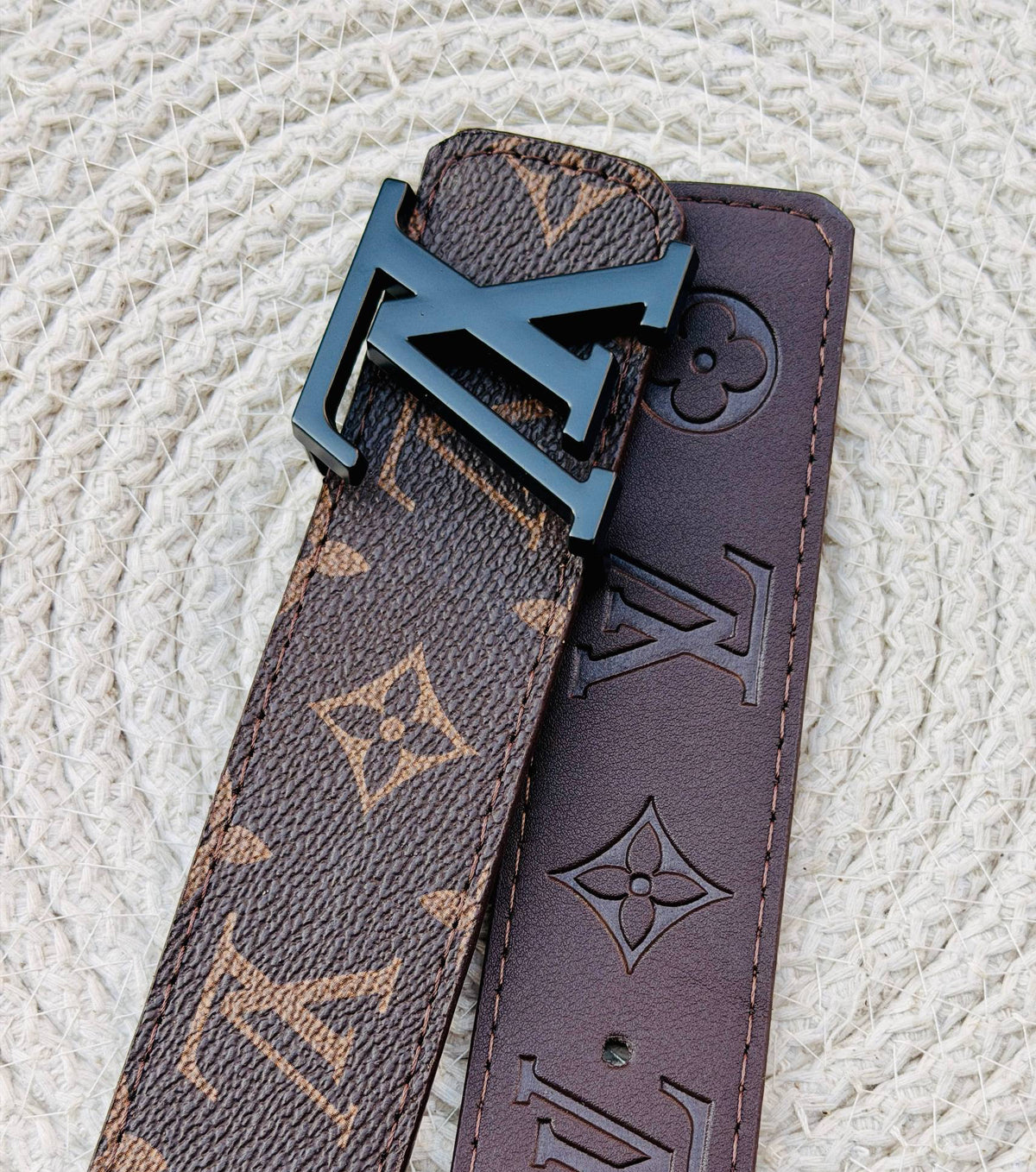 Louis Vuitton Mirror Fashion Double Face Belt