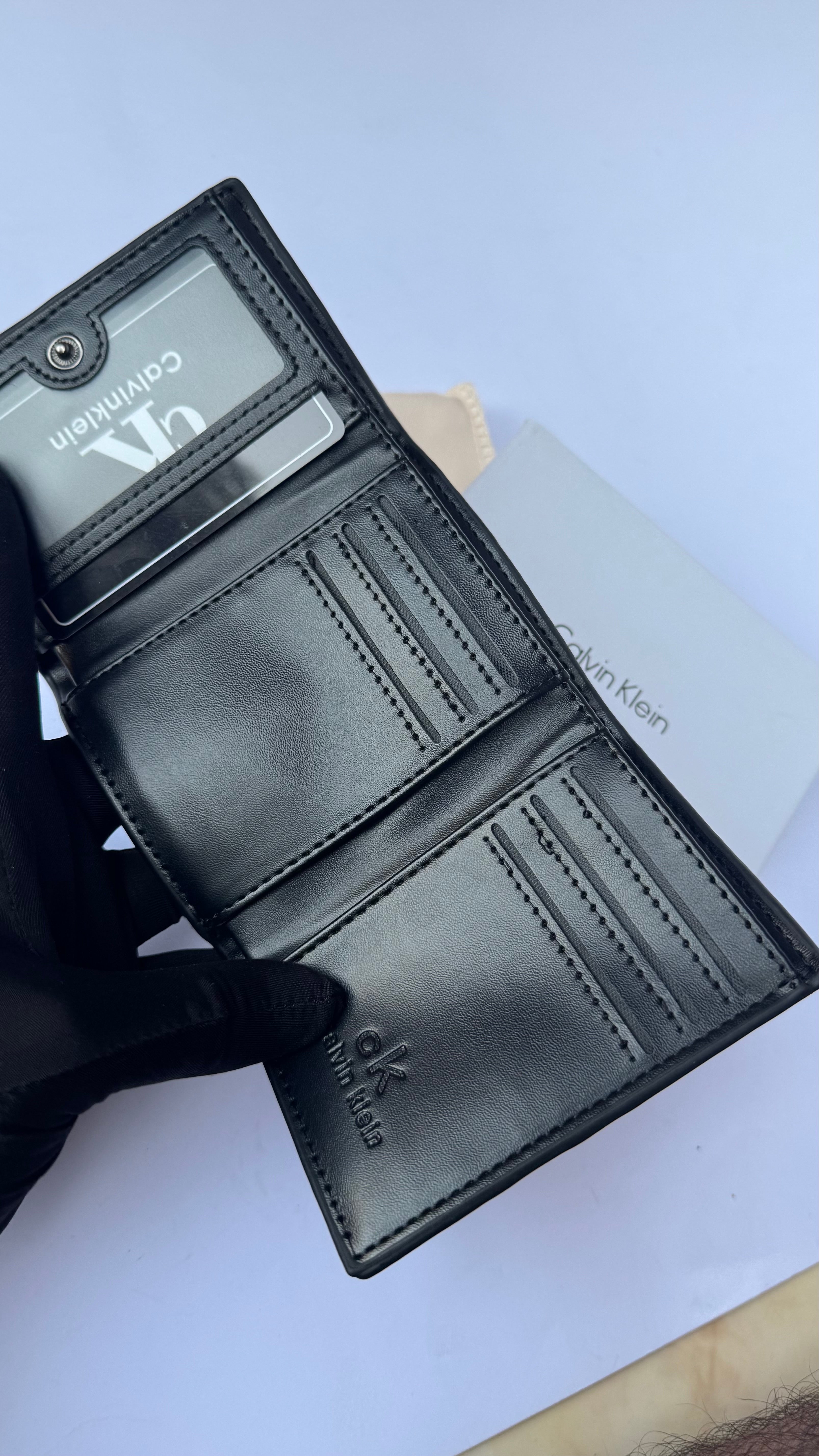 Calvin Klein Trifold Wallet - Black