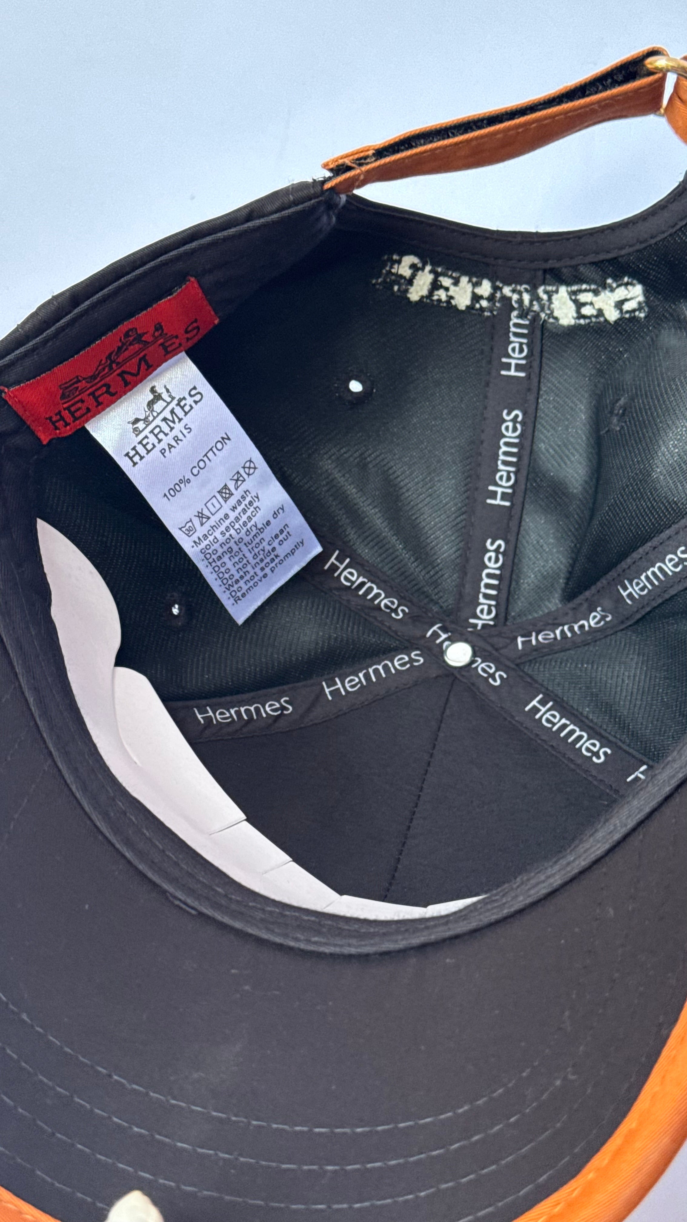 Hermes Mirror Baseball Cap-1046