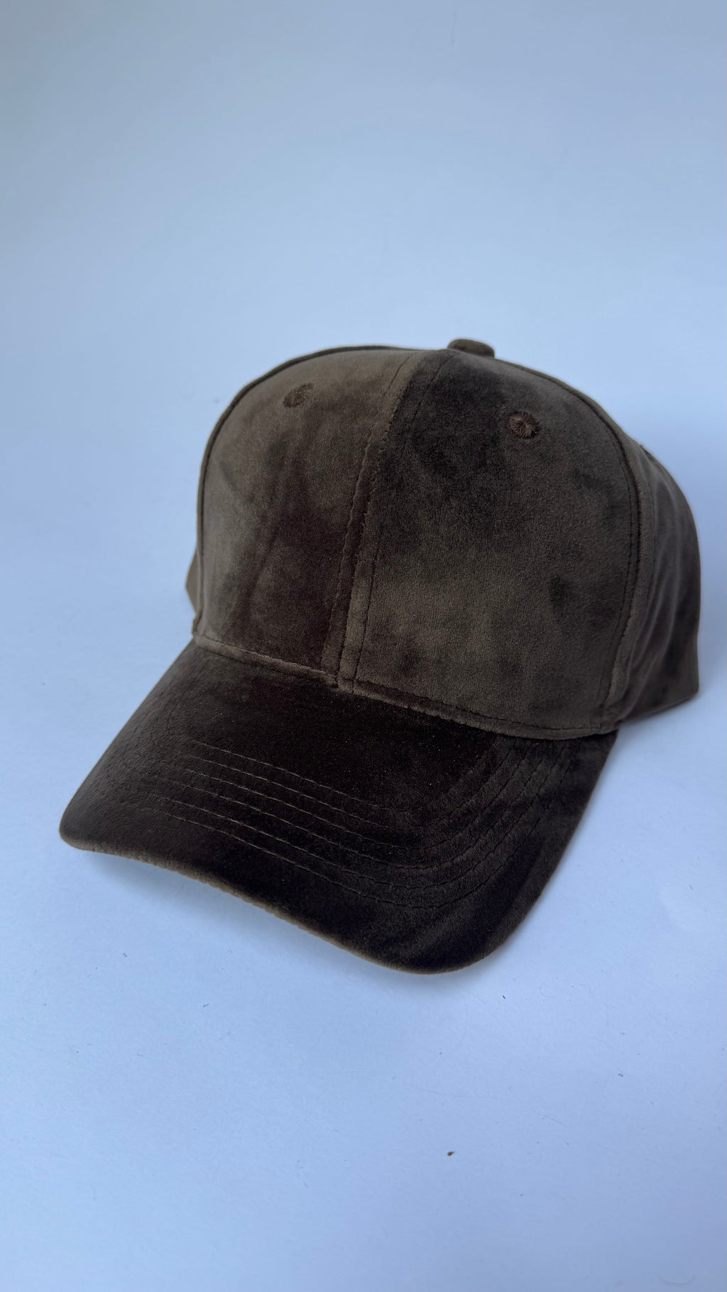 Suede Baseball Cap -1032