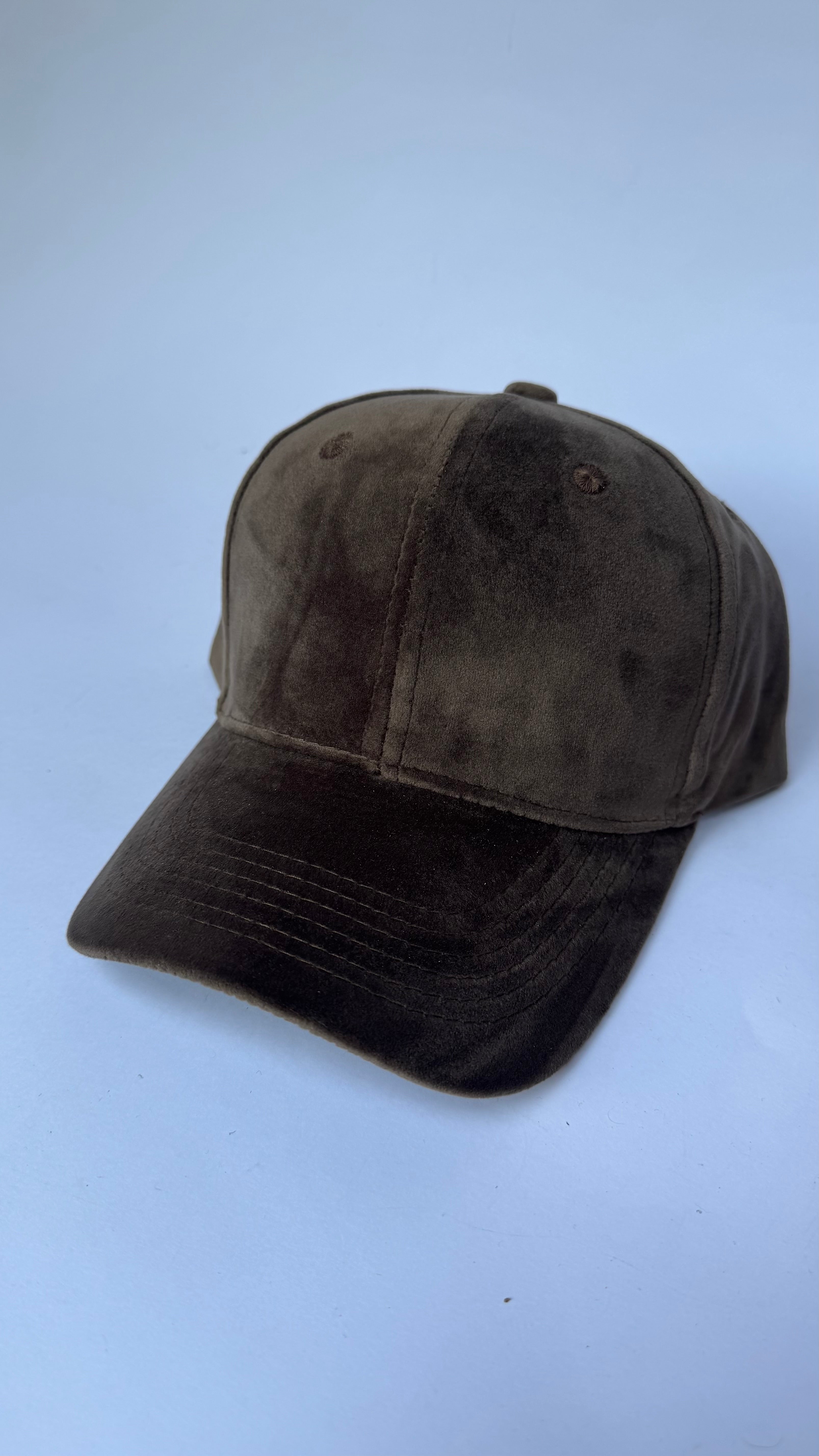 Suede Baseball Cap -1032
