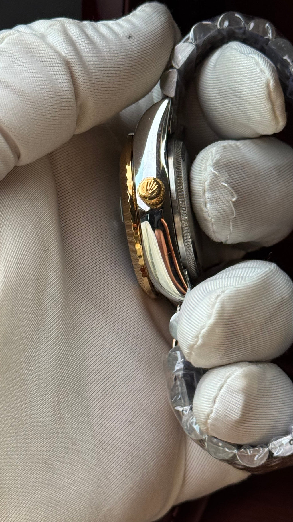 Rolex Datejust Half-Gold black