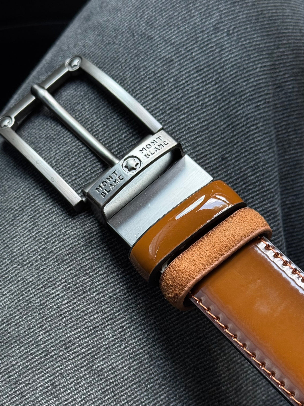 Montblanc Classic Verne Double Face Belt – 2 Materials