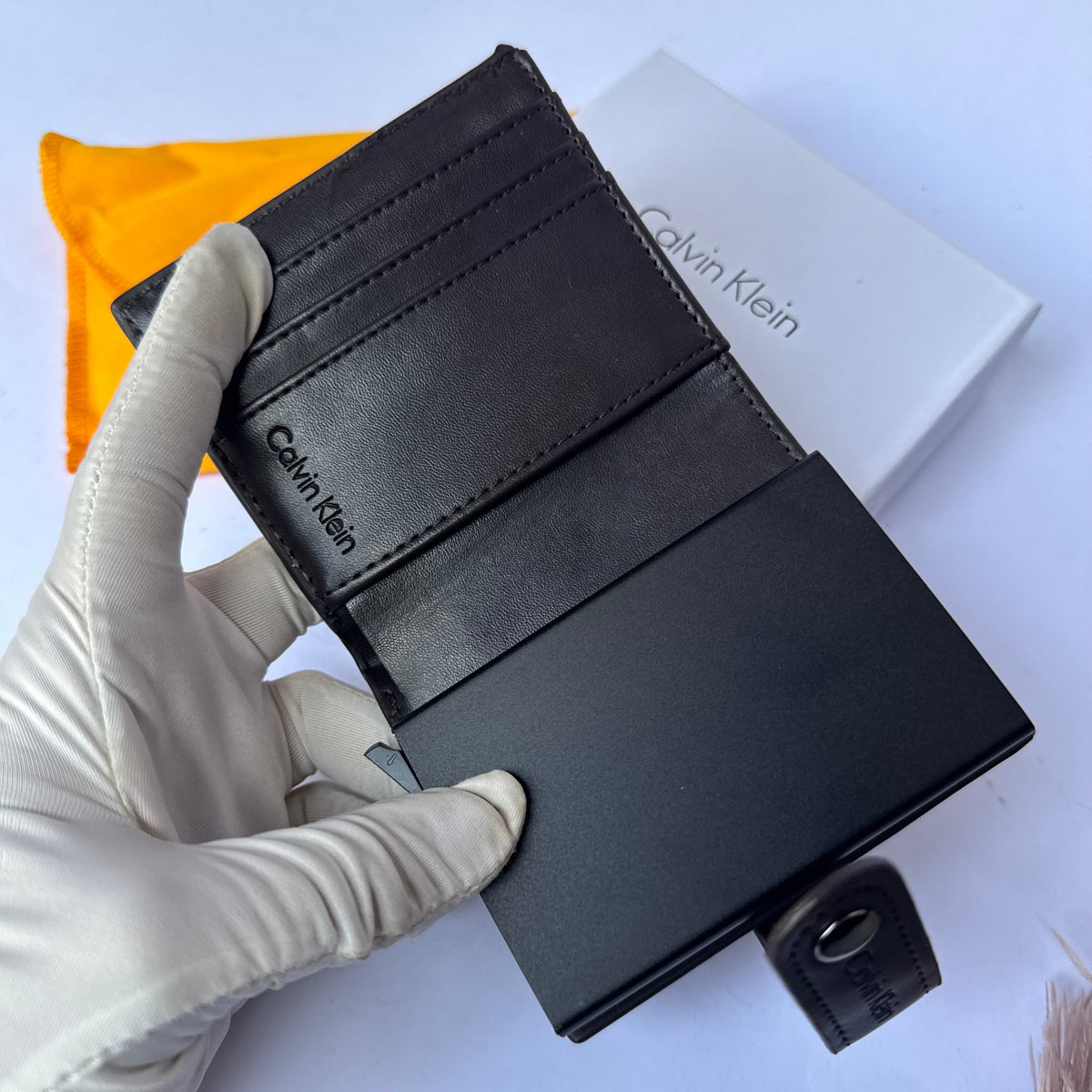 CalvinKlein Bifold Automatic Wallet - Coffee