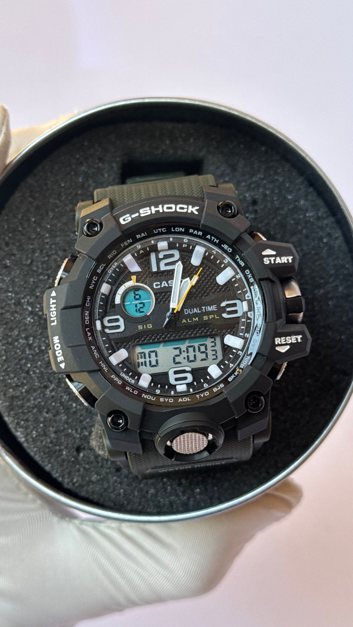 Casio G-Shock Green -Water Resistant