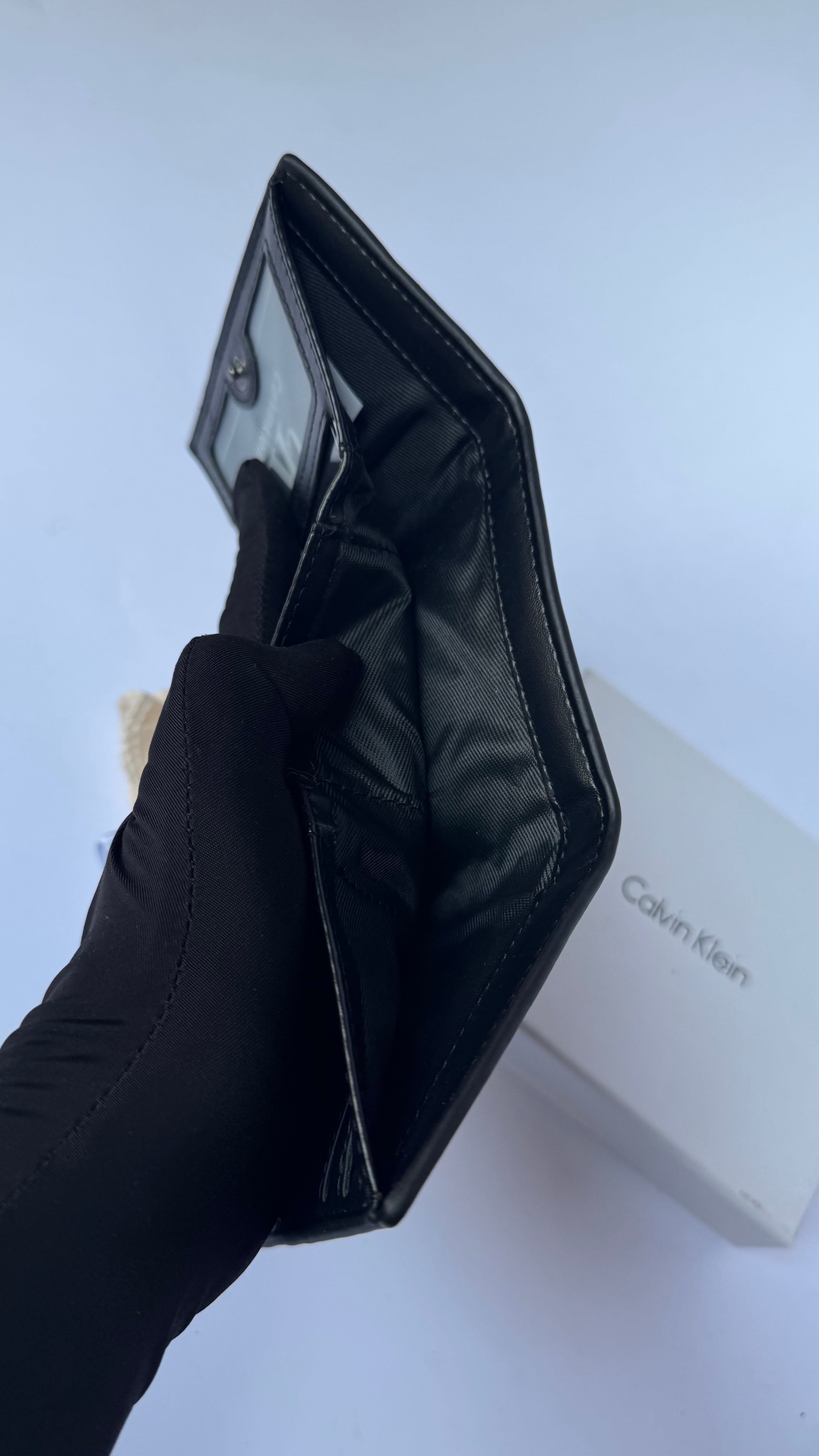 Calvin Klein Trifold Wallet - Black