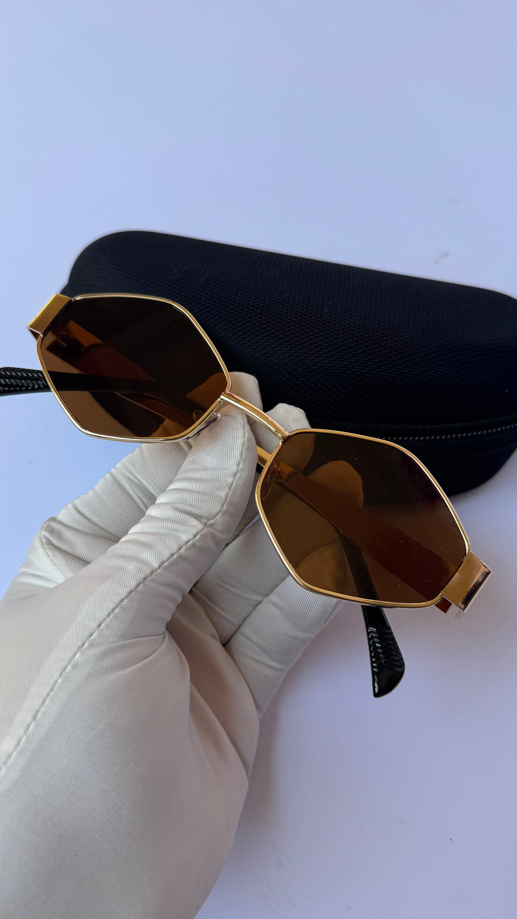Vintage Hexagon Sunglasses