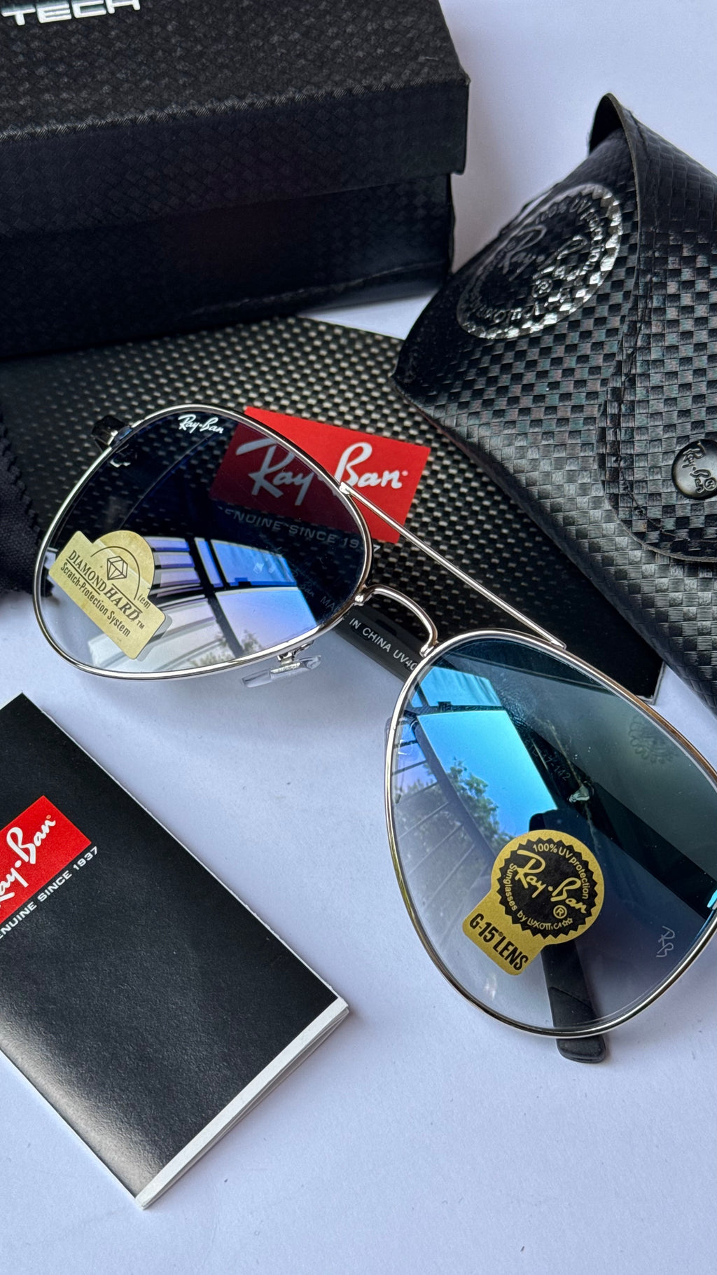 Ray-Ban Blue Aviator Sunglasses