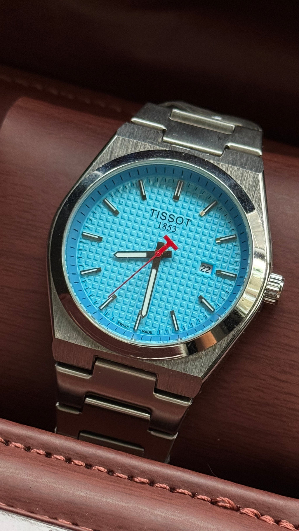 Tissot PRX Tiffany blue