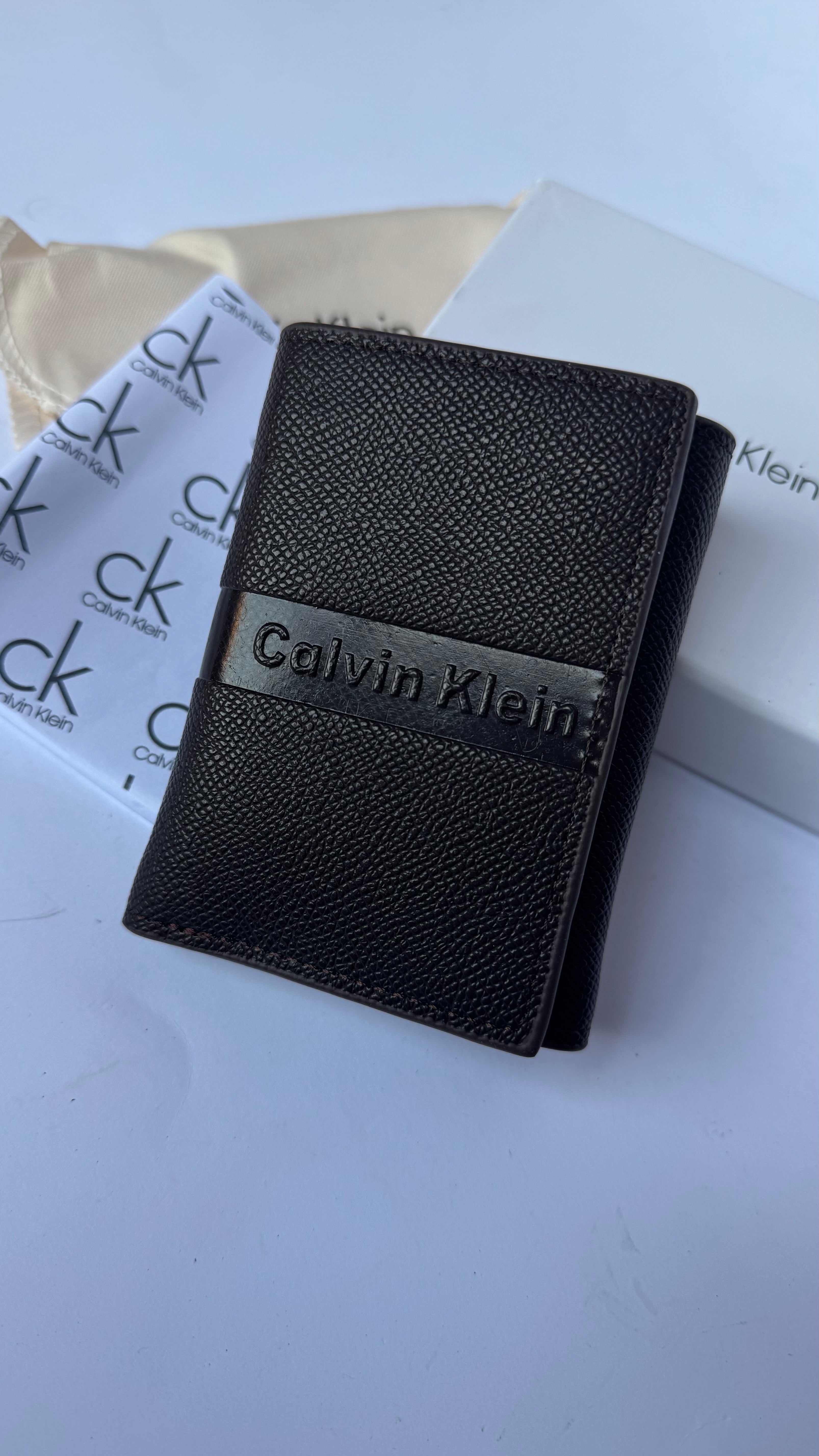 Calvin Klein Trifold Wallet- Firstcopy-Coffee