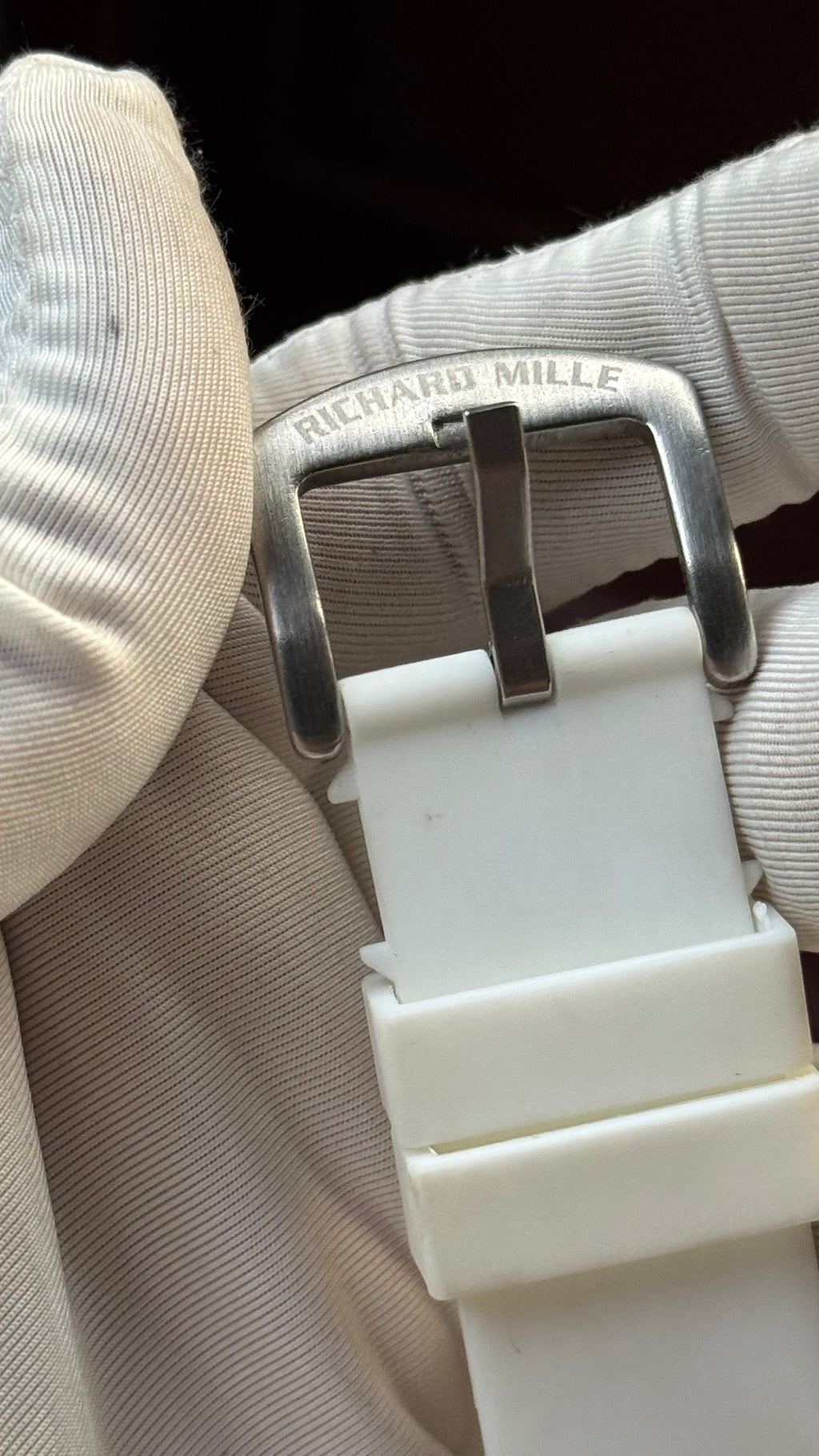 Richard Mille White & Black Rubber Watch