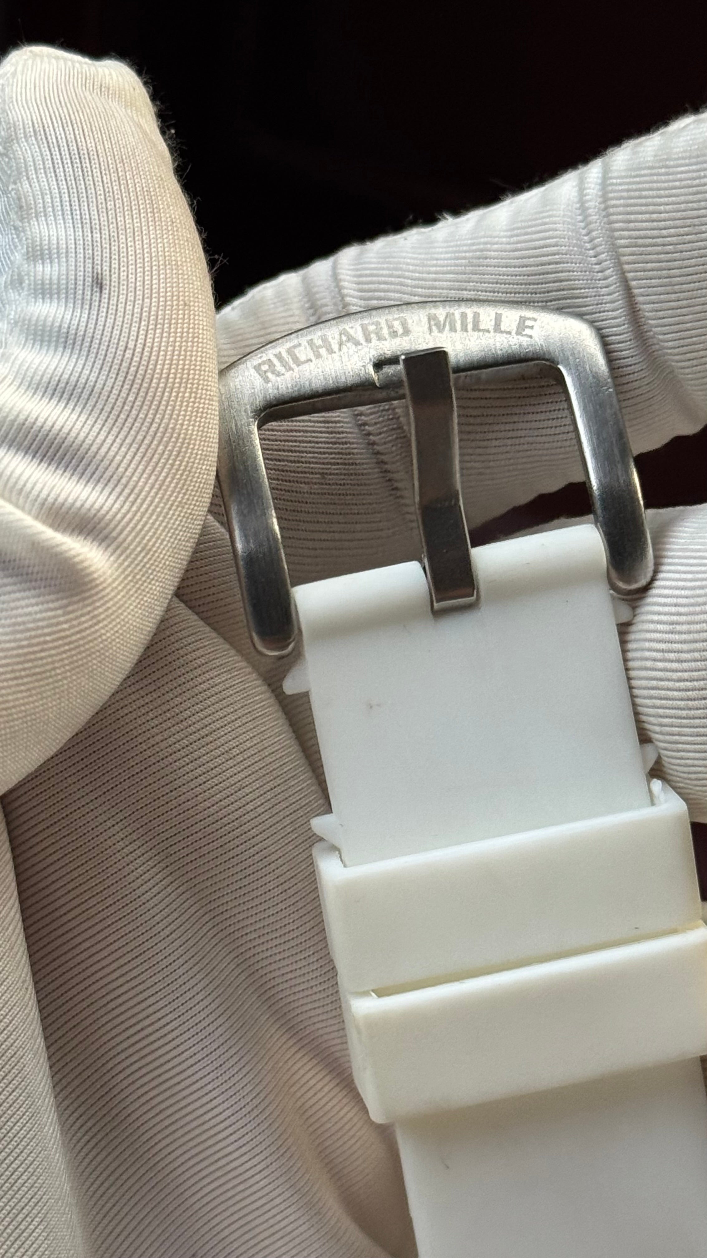 Richard Mille White & Black Rubber Watch